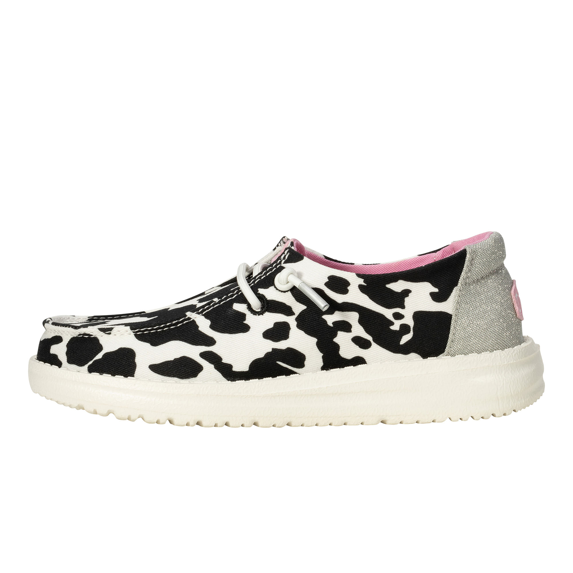 HEYDUD-SHOE-WENDY-COWGIRL-SPARKLE-YTH-Black---White