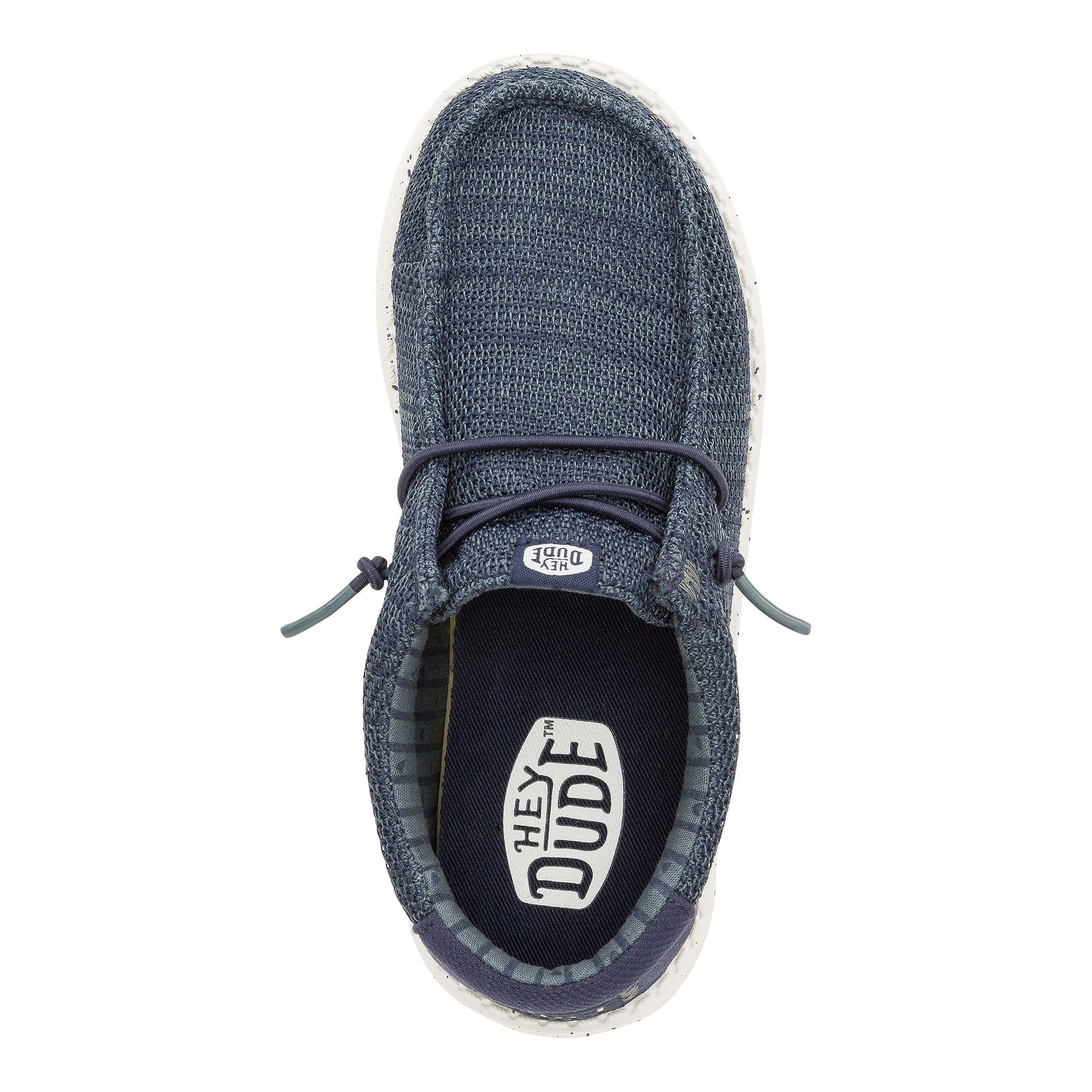 HEYDUD-SHOE-WALLY-STRETCH-MESH-YTH-Navy