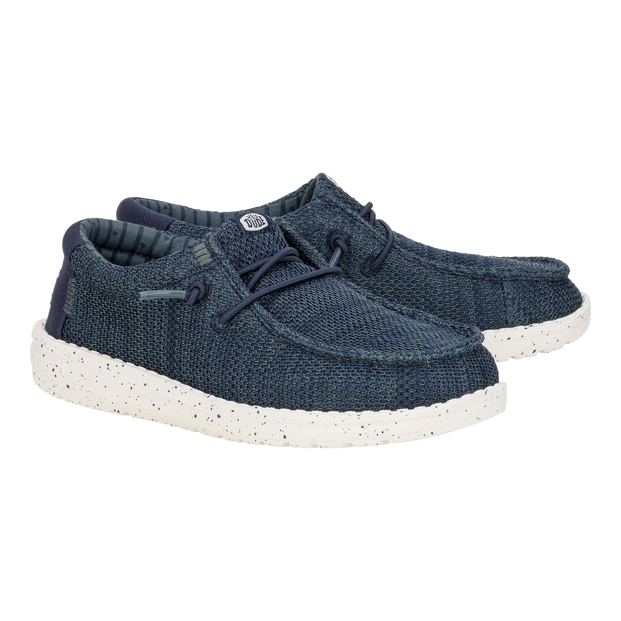 HEYDUD-SHOE-WALLY-STRETCH-MESH-YTH-Navy
