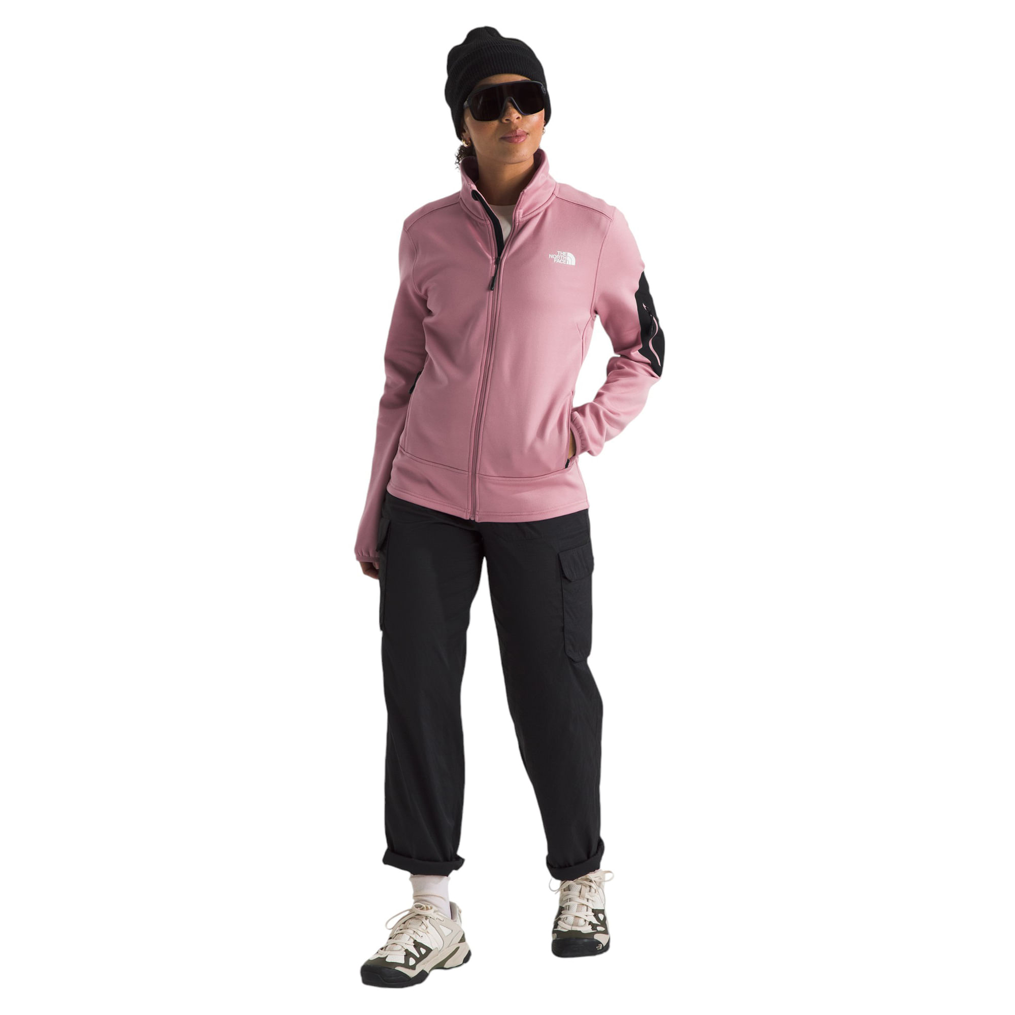 NORTHF-WOMEN-S-MISTYESCAPE-FLEECE-Mauve---TNF-Black