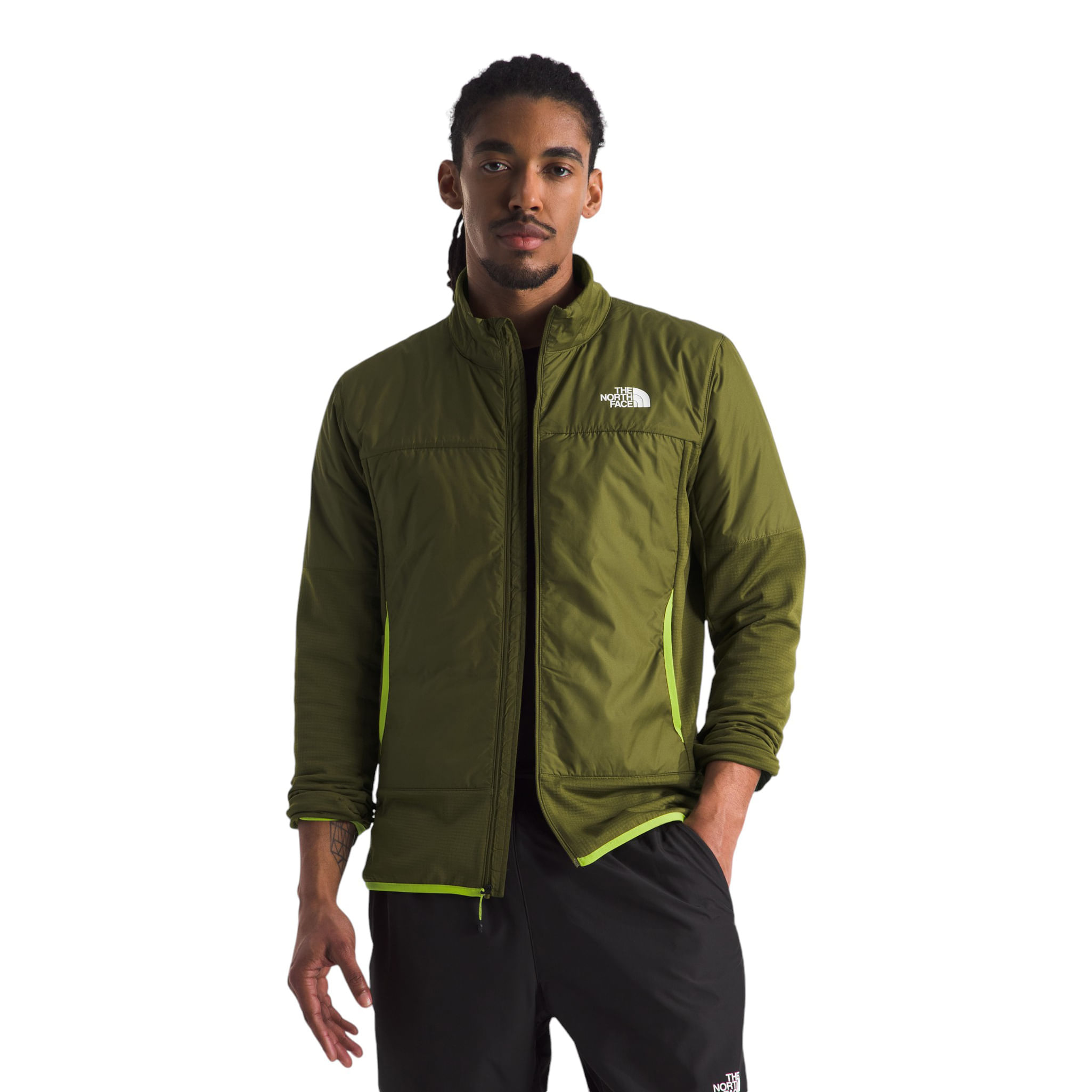 The-North-Face-Winter-Warm-Pro-Full-Zip-Jacket---Men-s-Forest-Olive---Meadow-Grass