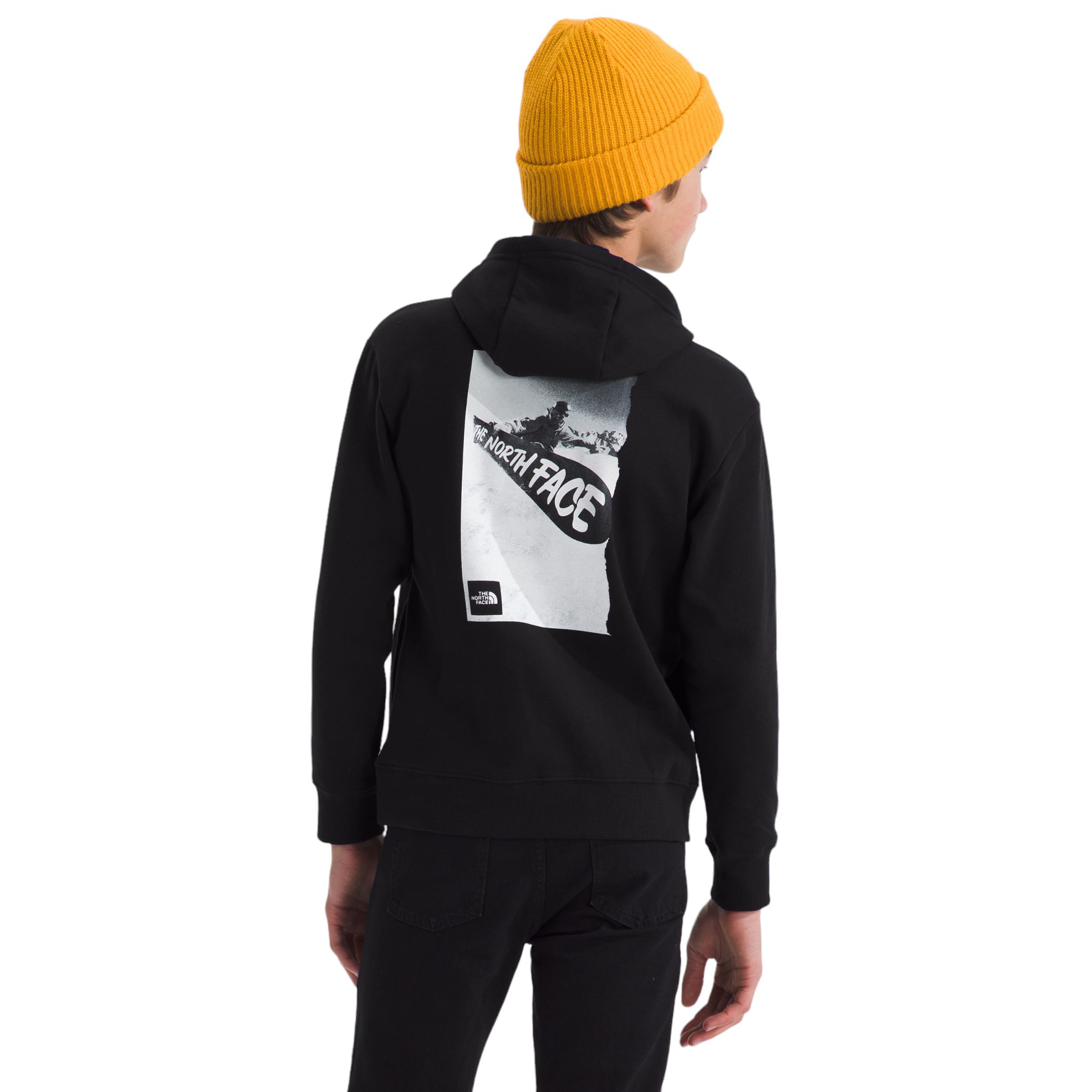 The-North-Face-Snow-Camp-Fleece-Pullover-Hoodie---Youth-TNF-Black---Snow