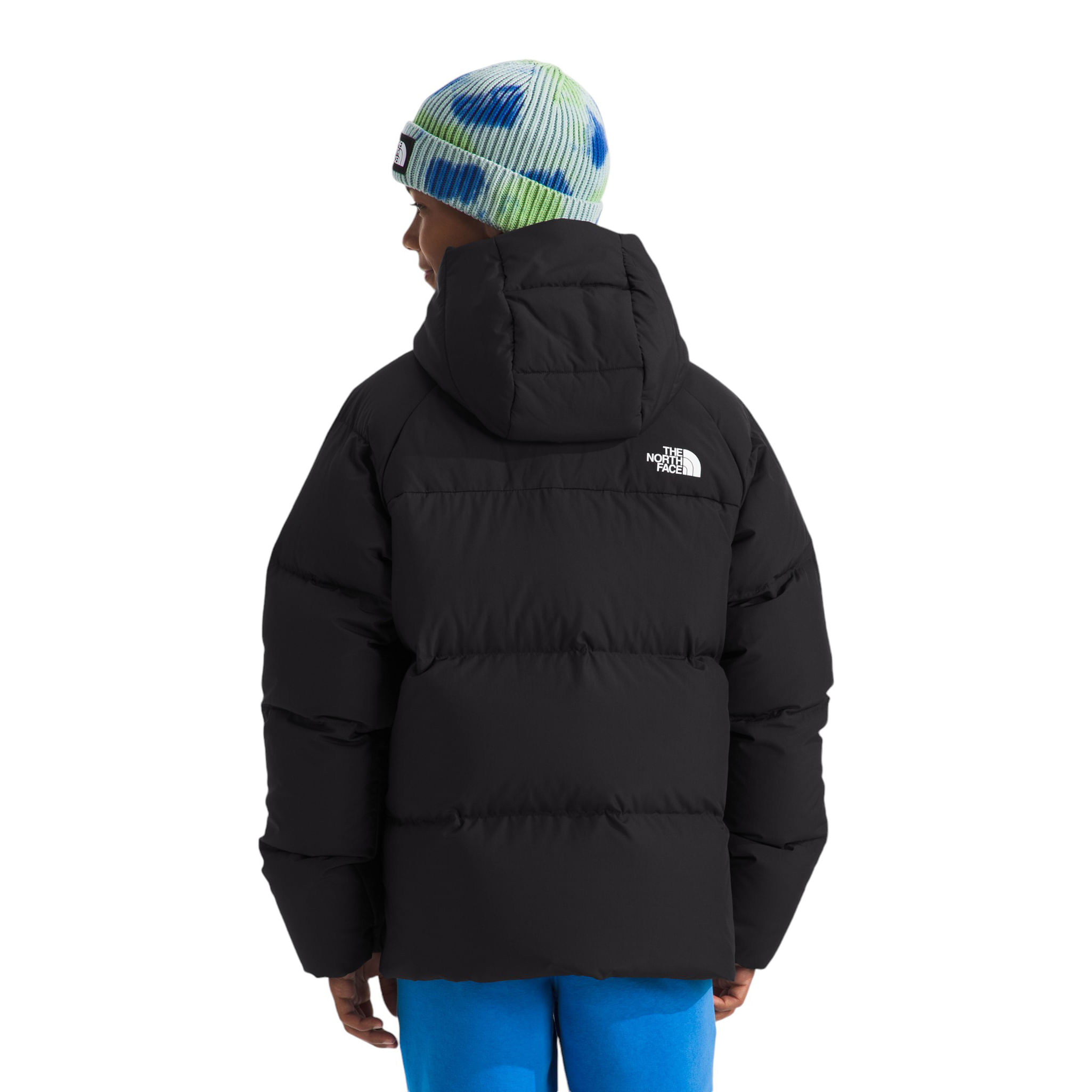 The-North-Face-Down-Hooded-Jacket---Boys--TNF-Black