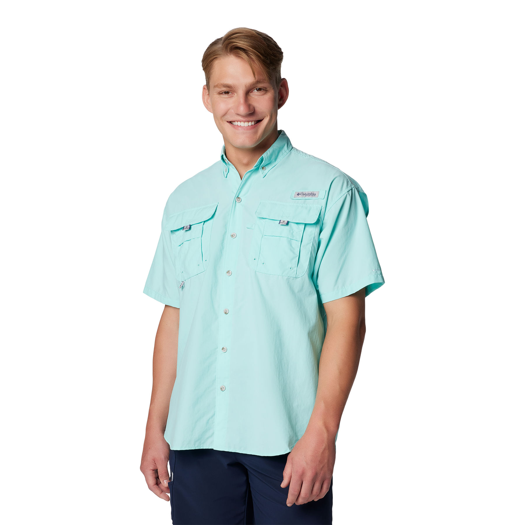 Columbia-PFG-Bahama-II-Short-Sleeve-Shirt---Men-s-Gulf-Stream