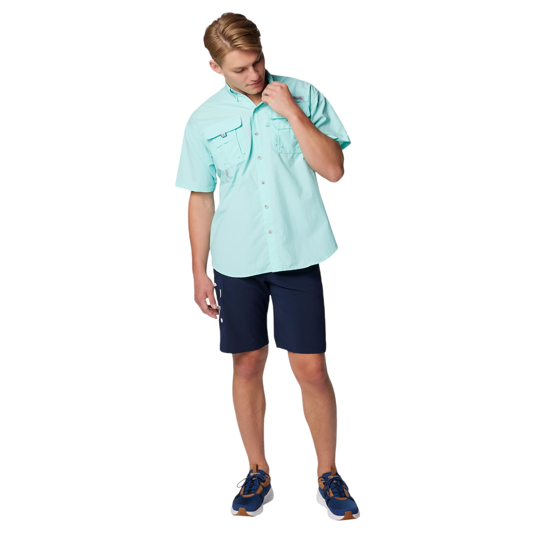 Columbia-PFG-Bahama-II-Short-Sleeve-Shirt---Men-s-Gulf-Stream