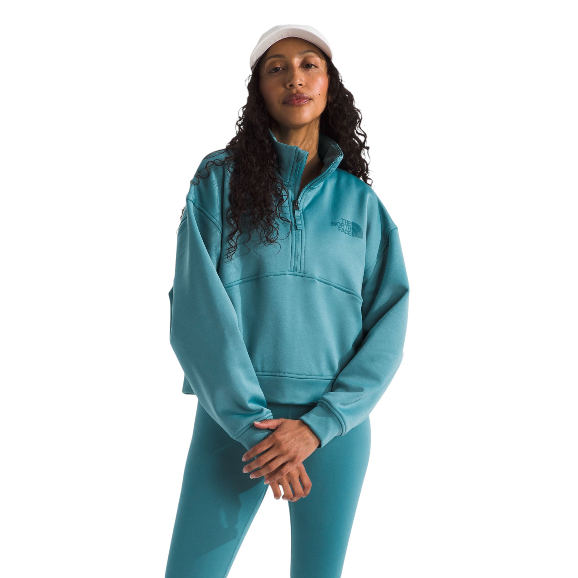 The-North-Face-Horizon-Performance-½-zip---Women-s-Algae-Blue