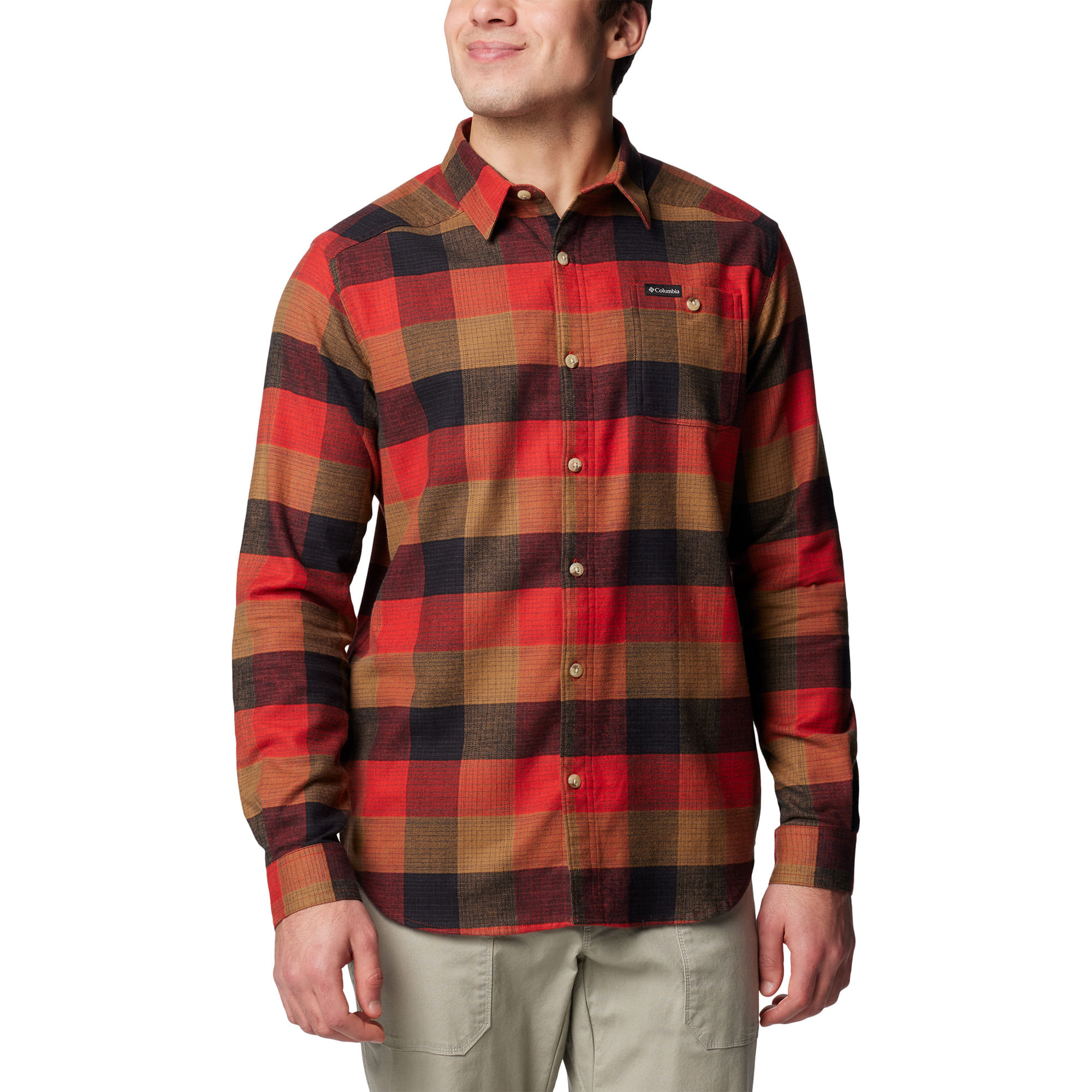 Columbia-Cornell-Woods-Flannel-Long-Sleeve-Shirt---Men-s-Sail-Red-Ombre