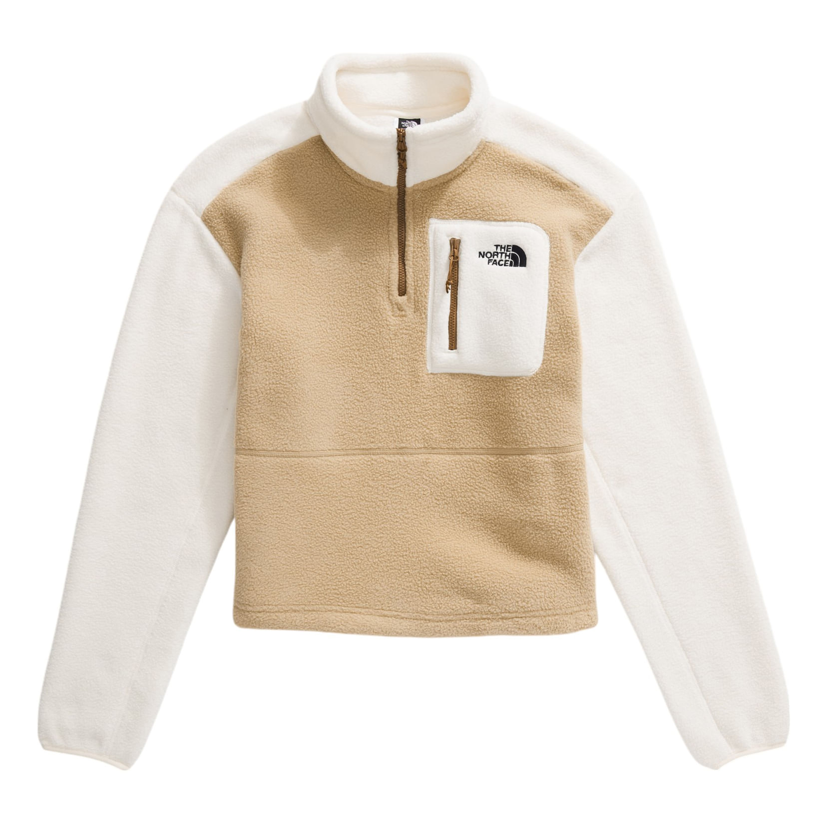 The-North-Face-Yumiori-¼-Zip---Women-s-Khaki-Stone---White-Dune---Utility-Brown