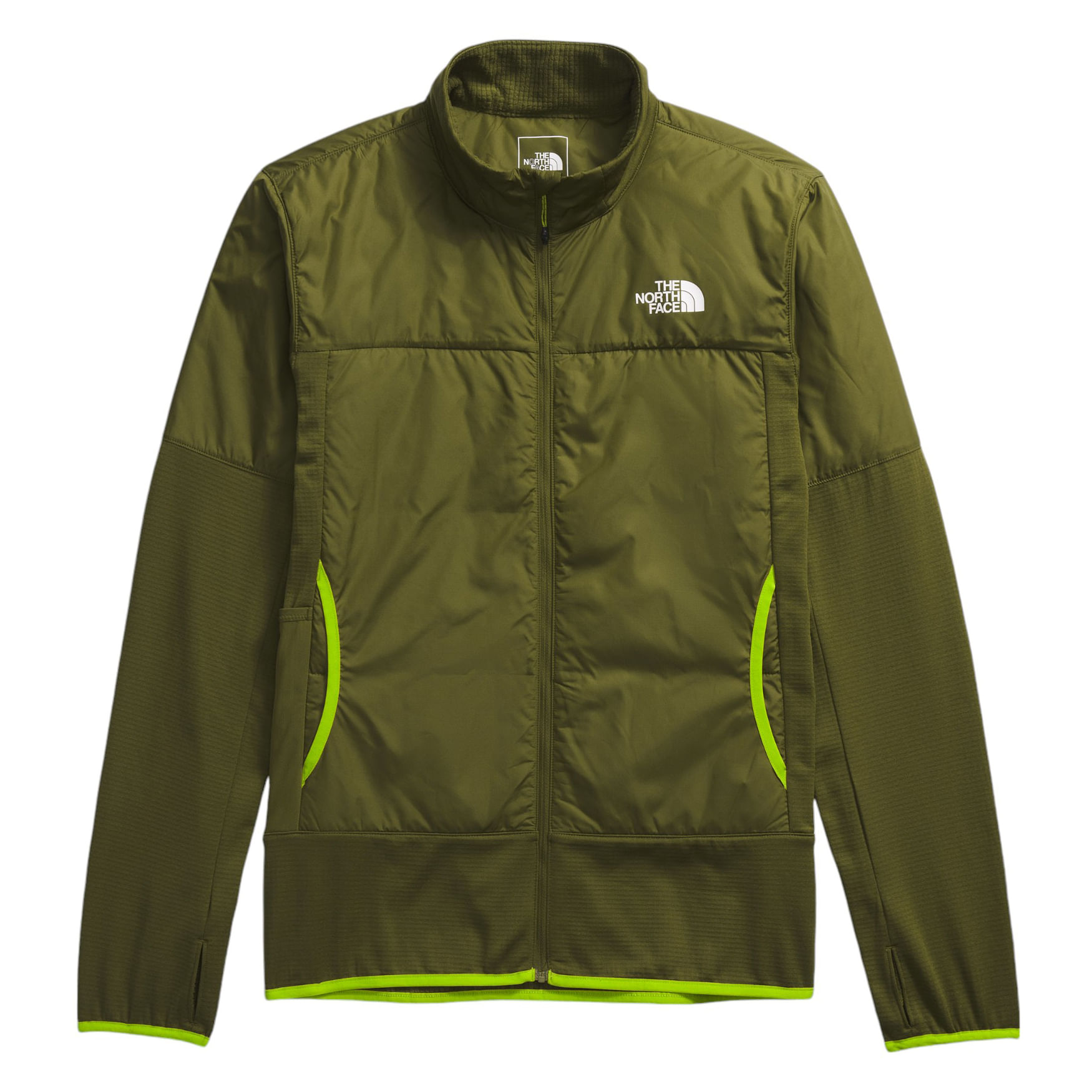 The-North-Face-Winter-Warm-Pro-Full-Zip-Jacket---Men-s-Forest-Olive---Meadow-Grass