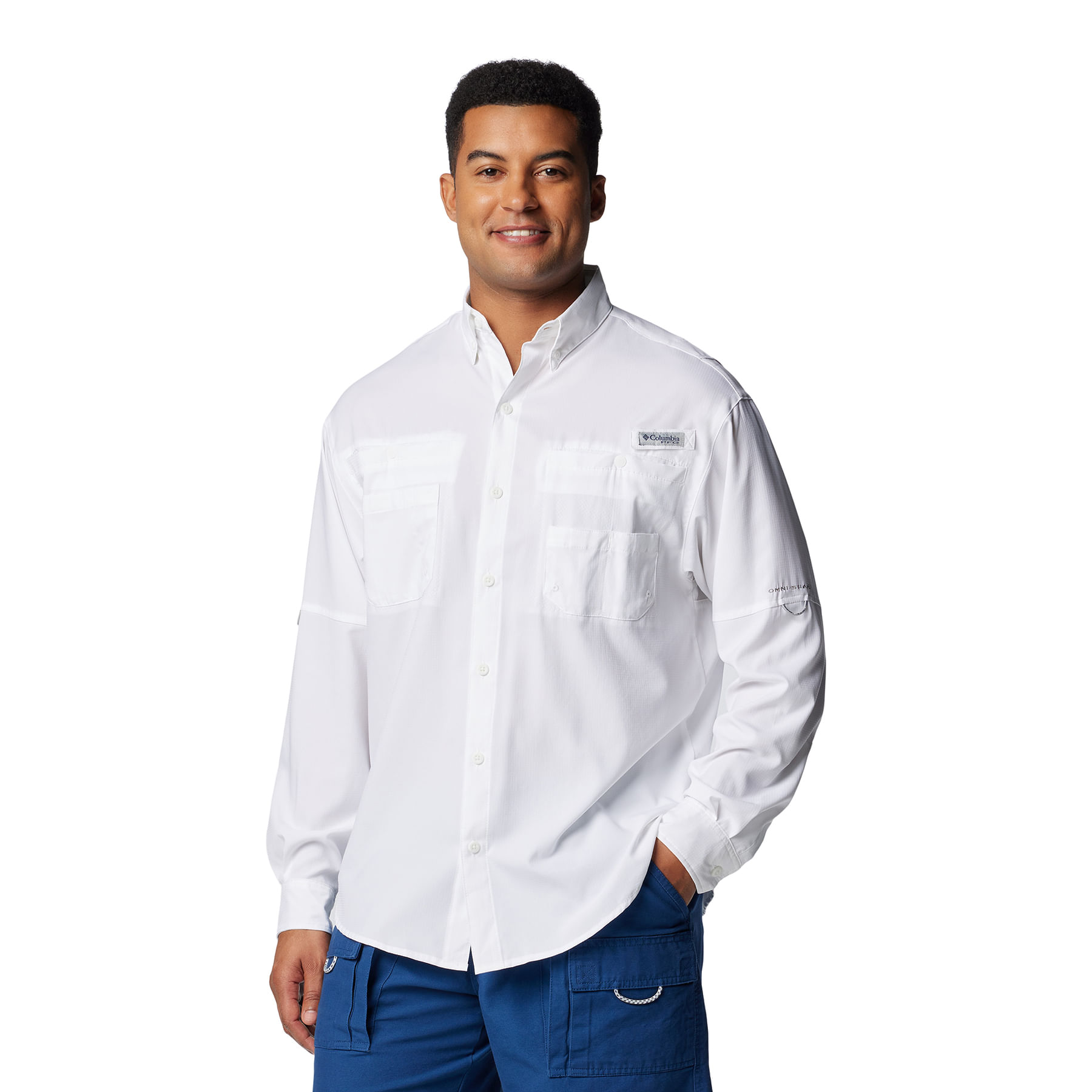 Columbia-PFG-Tamiami-II-Long-Sleeve-Shirt---Men-s-White