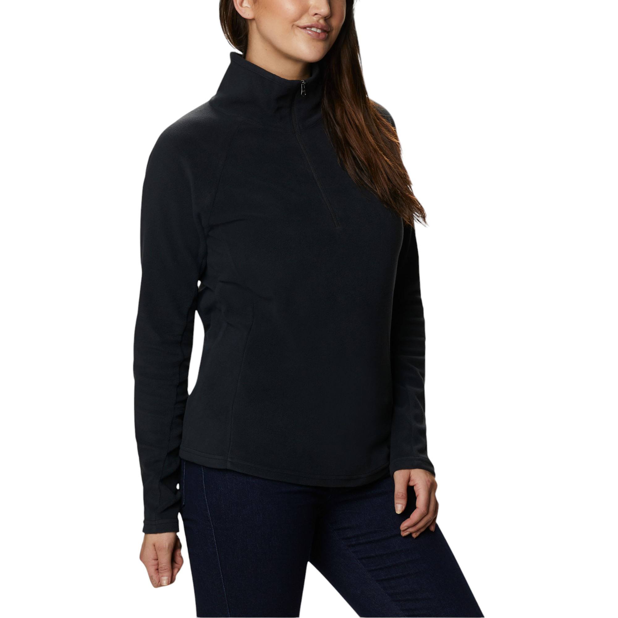 Columbia-Glacial-IV-Half-Zip-Fleece---Women-s-Black