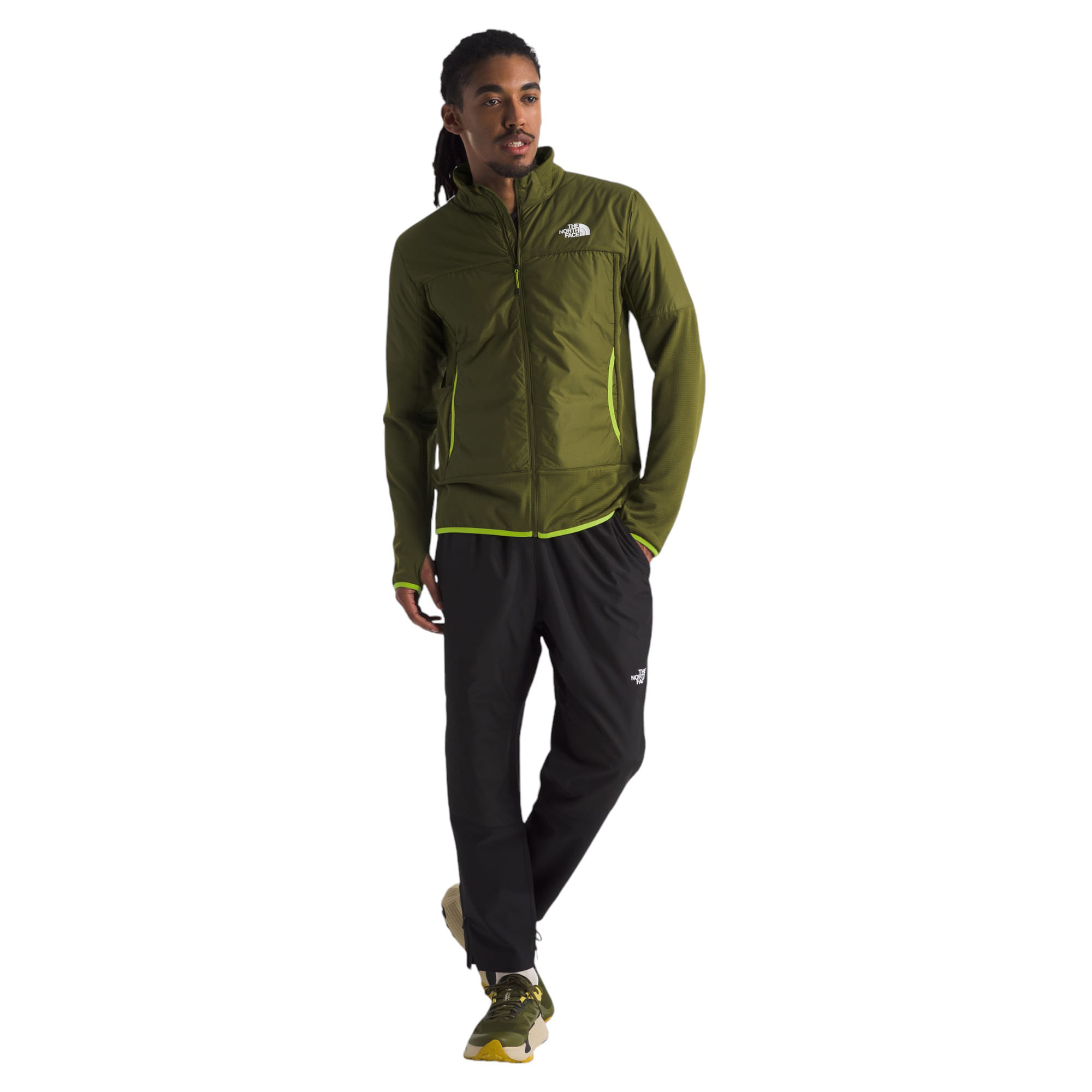 The-North-Face-Winter-Warm-Pro-Full-Zip-Jacket---Men-s-Forest-Olive---Meadow-Grass