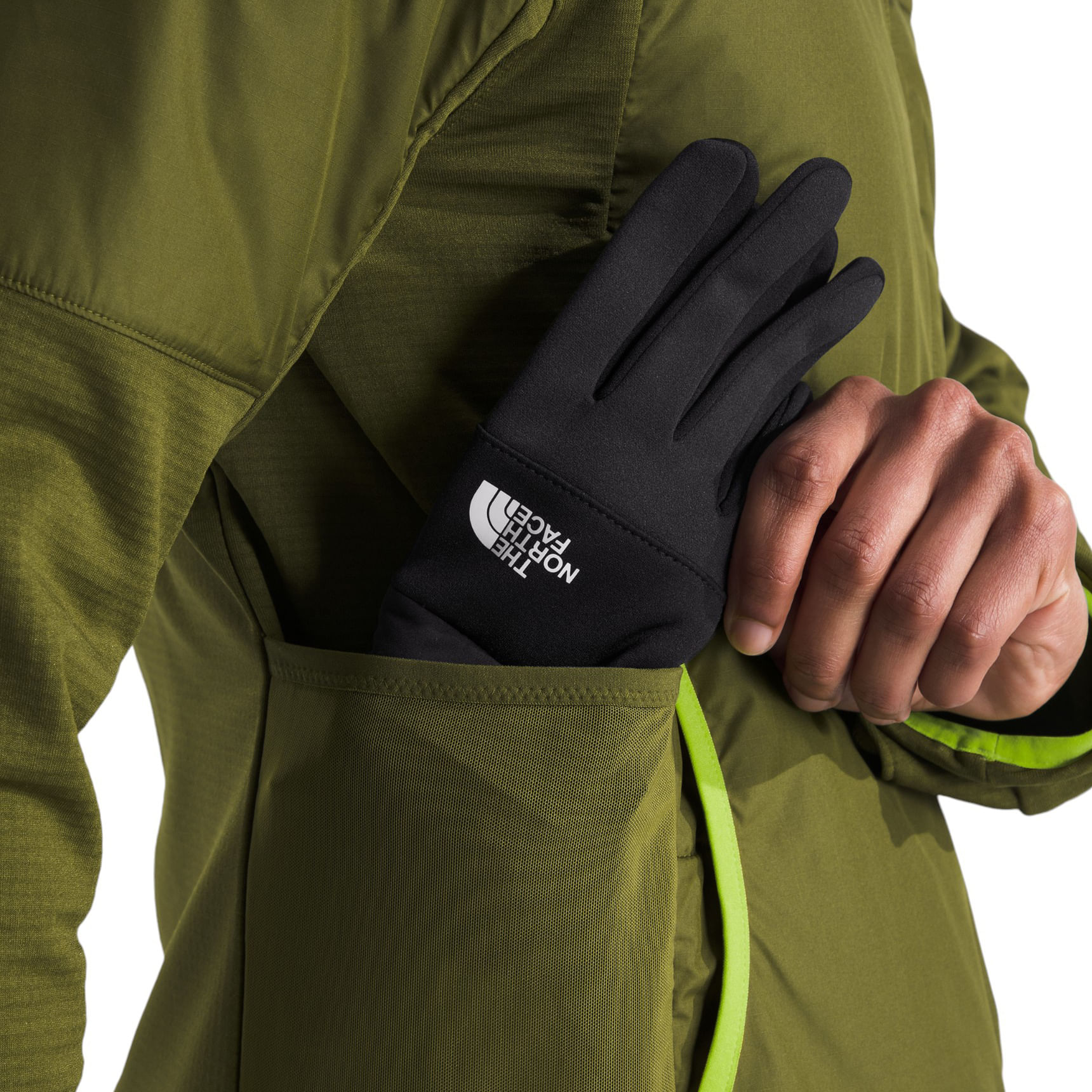The-North-Face-Winter-Warm-Pro-Full-Zip-Jacket---Men-s-Forest-Olive---Meadow-Grass