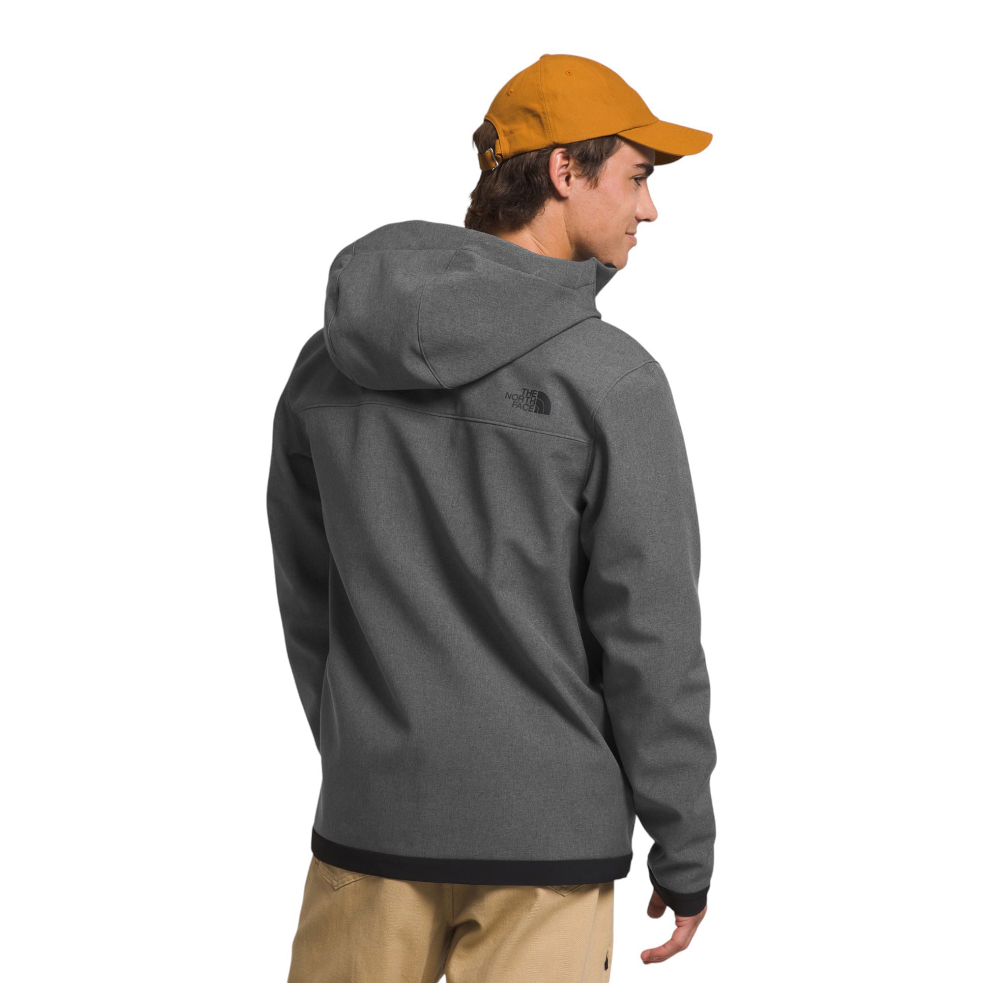 The-North-Face-Apex-Bionic-3-Softshell-Hooded-Jacket---Men-s-TNF-Dark-Grey-Heather---NPF