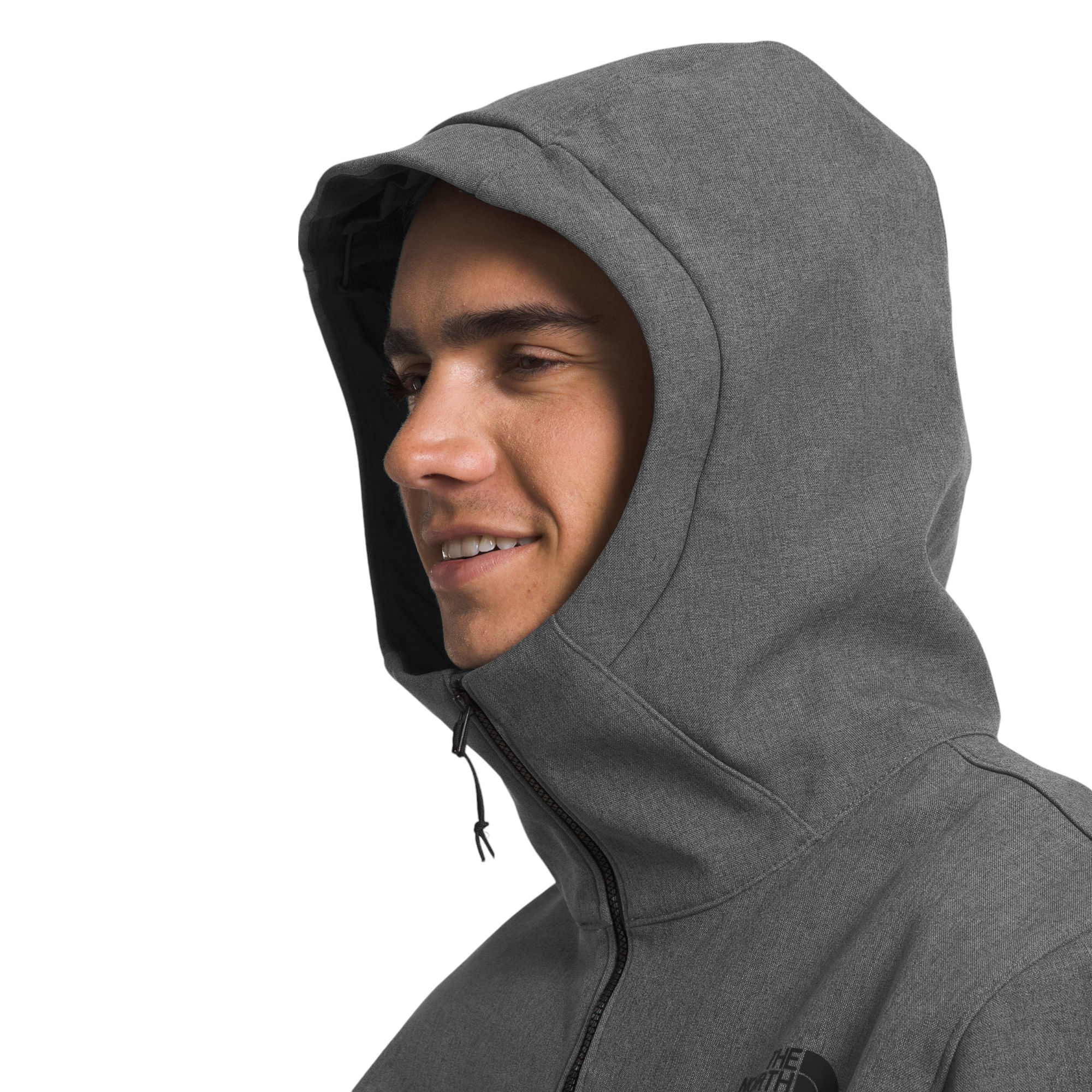 The-North-Face-Apex-Bionic-3-Softshell-Hooded-Jacket---Men-s-TNF-Dark-Grey-Heather---NPF