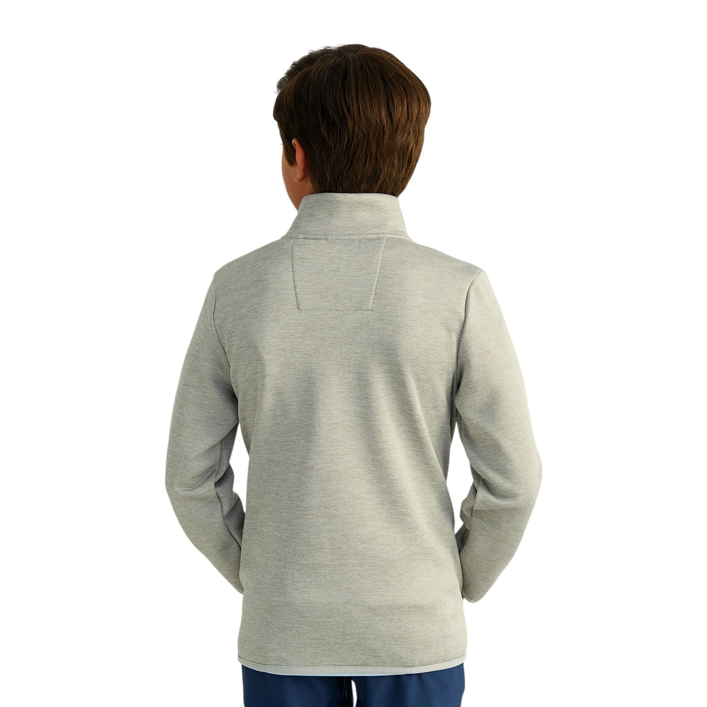 Huk-Cold-Front---1-4-Zip---Youth-Harbor-Mist-Heather