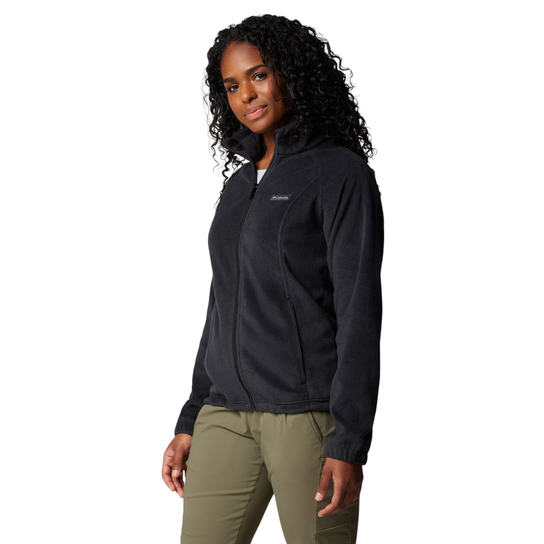 Columbia-Benton-Springs-Full-Zip-Fleece-Jacket---Women-s-Black