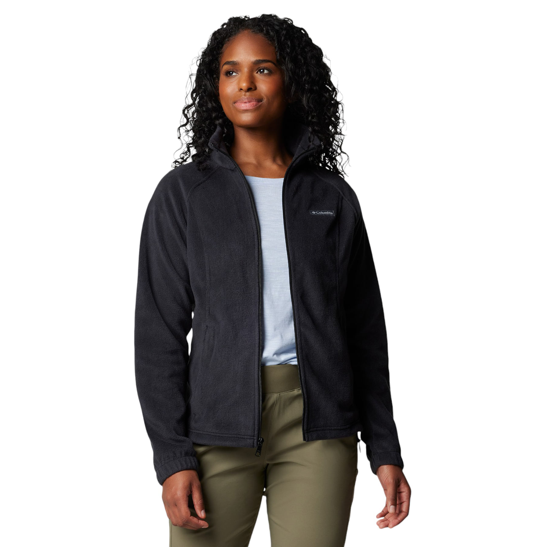 Columbia-Benton-Springs-Full-Zip-Fleece-Jacket---Women-s-Black