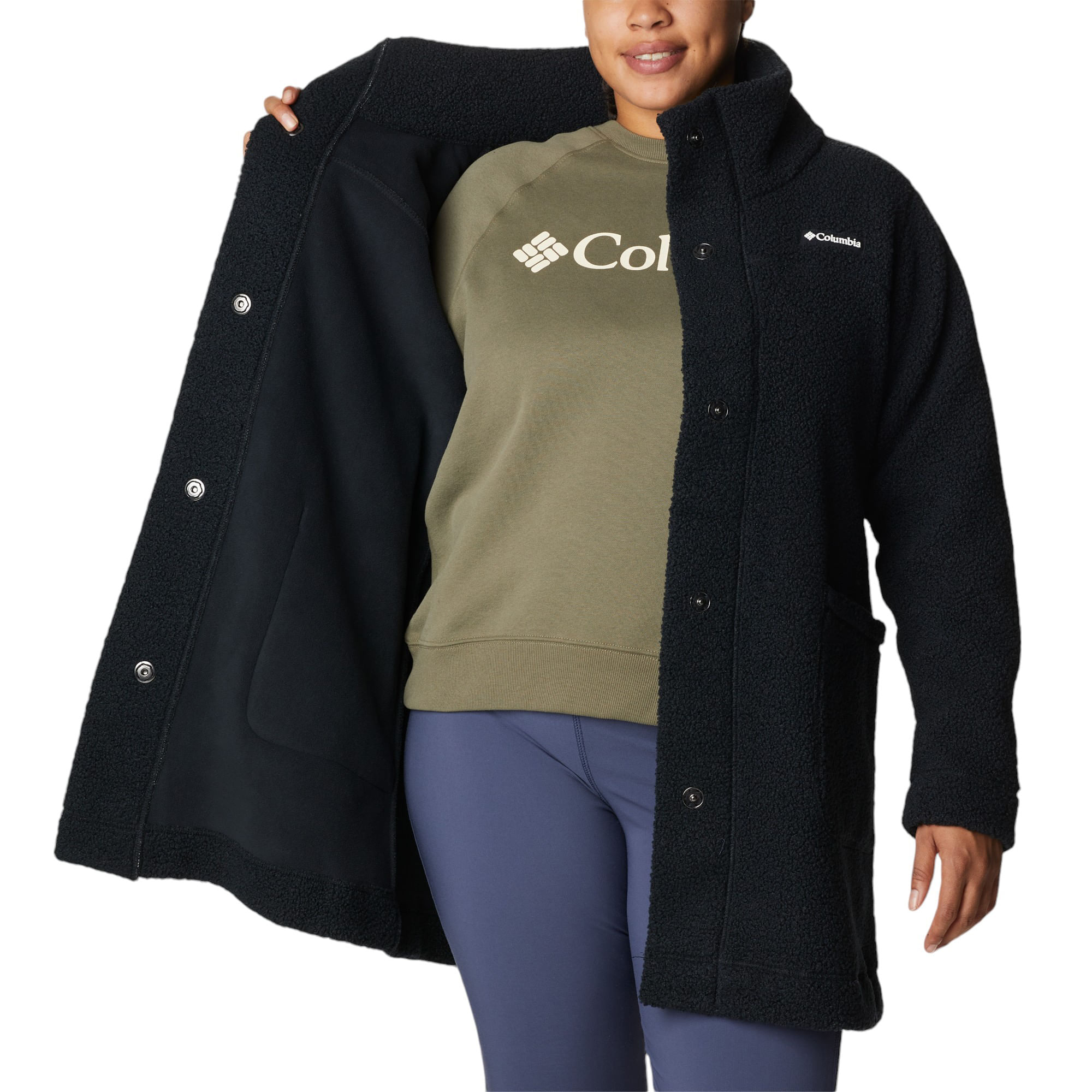 COLUMS-W-S-PANORAMA-LONG-JACKET-Black