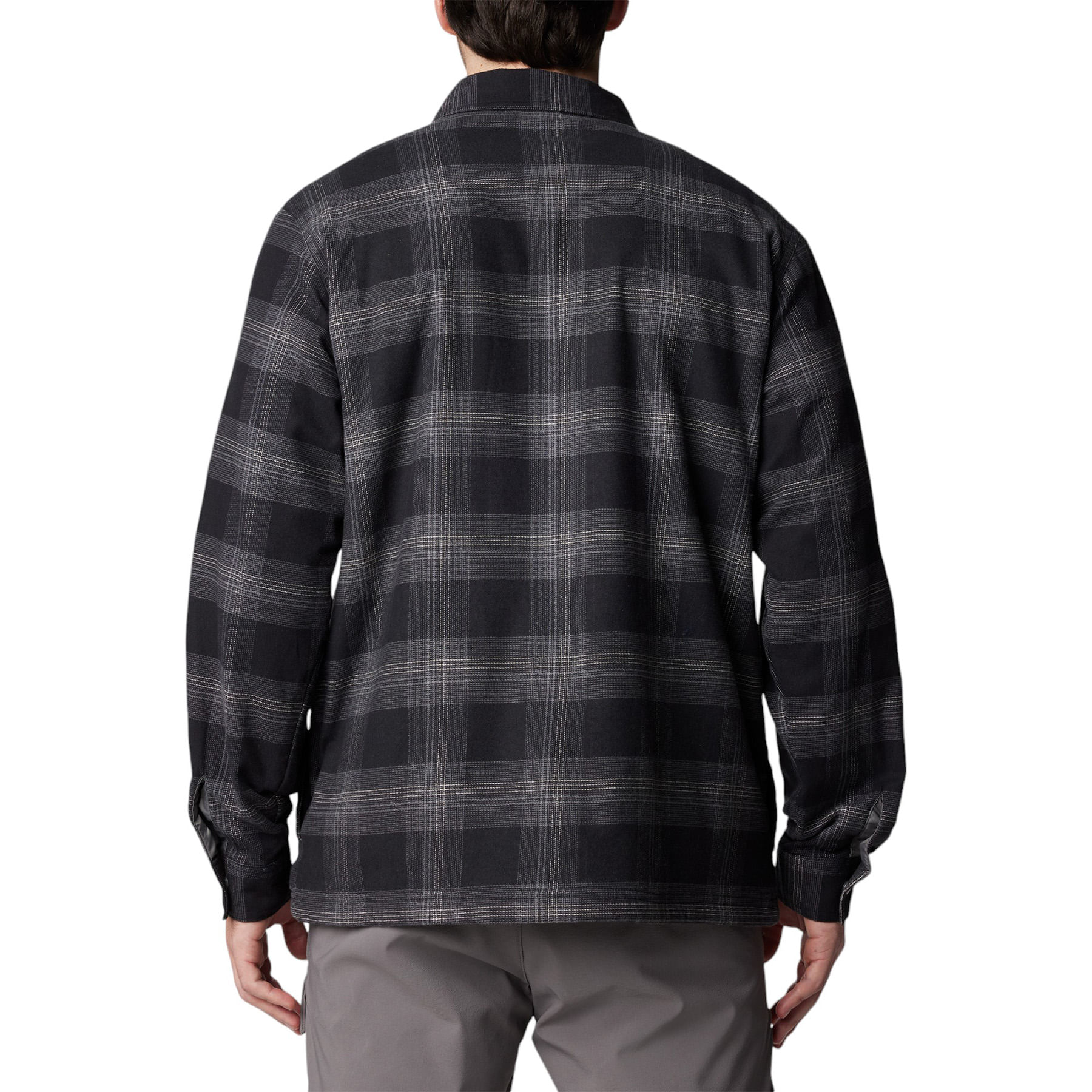 Columbia-Cornell-Woods-Fleece-Lined-Shirt-Jacket---Men-s-Black-Buffalo-Tartan