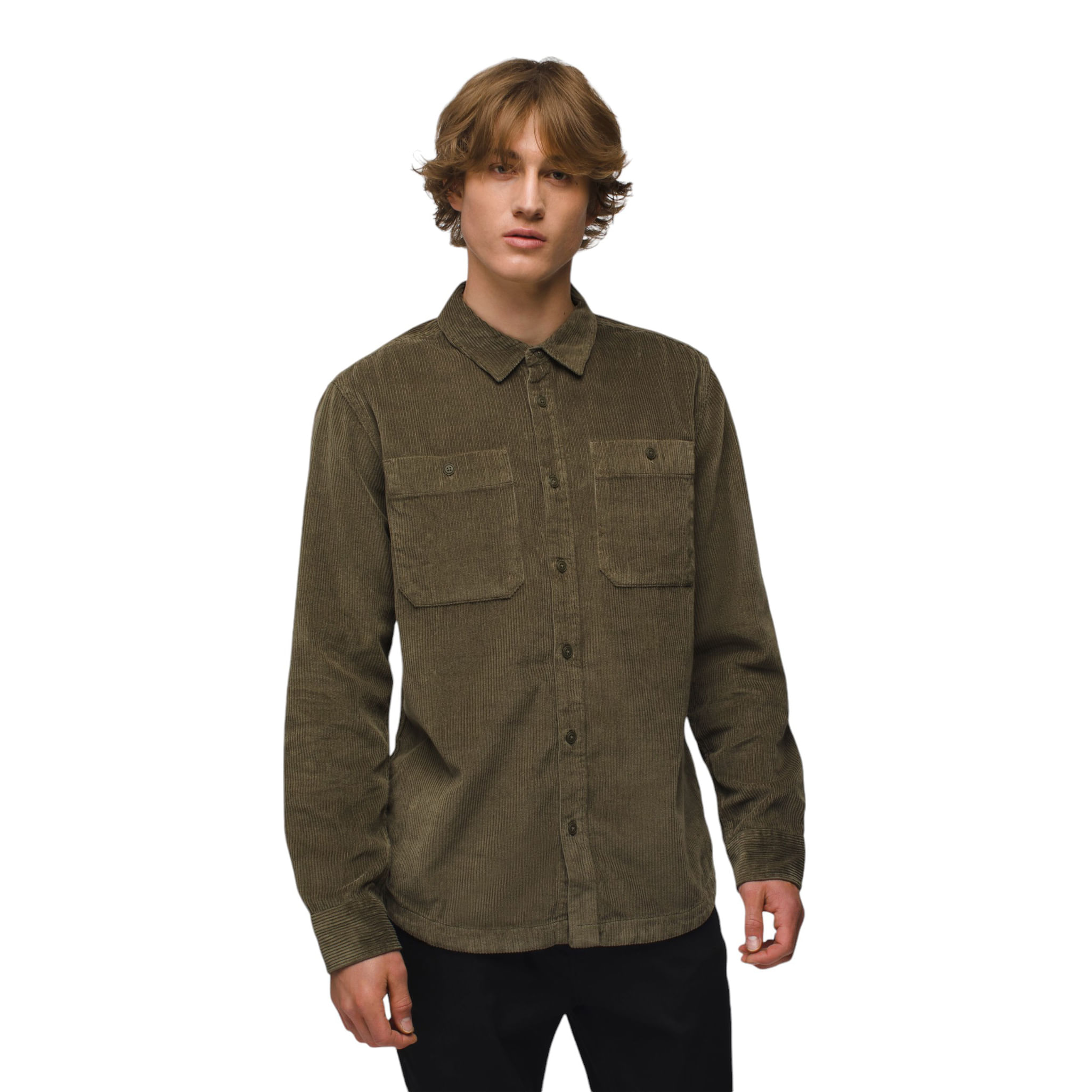 【BAON】Dundue corduroy shirt long one piece prAna Ridgecrest Long Sleeve Shirt - Men's - Als.com