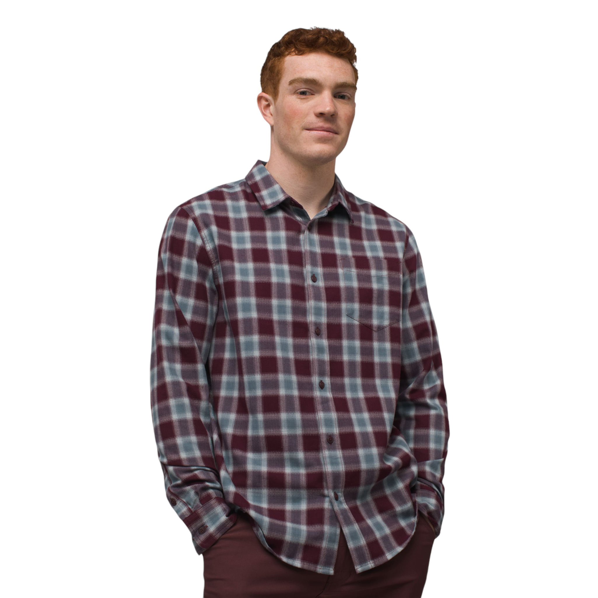 prAna-Los-Feliz-Flannel-Shirt---Men-s-Quarry