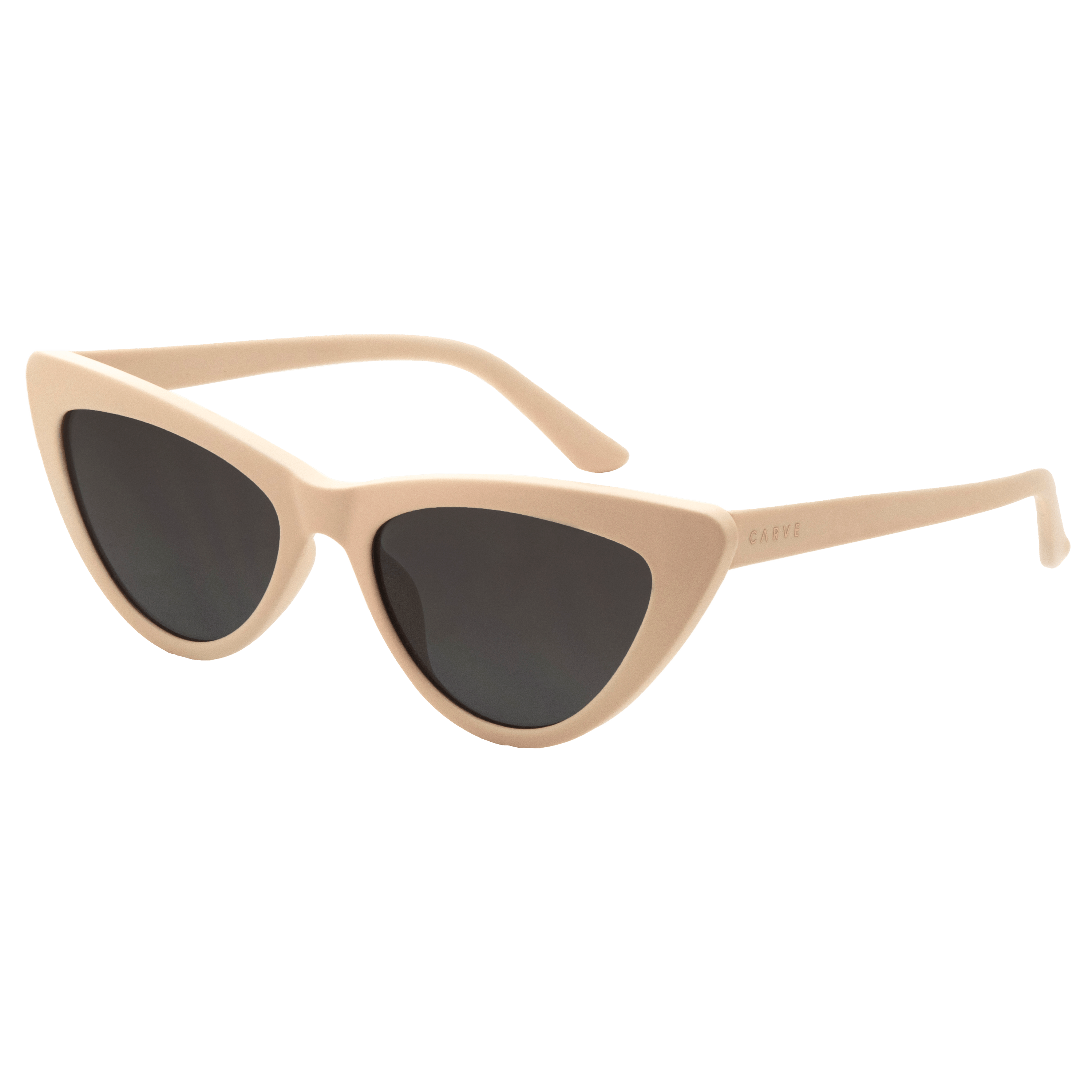 Carve-Eyewear-Carrie-Sunglasses-Matte-Seashell---Grey