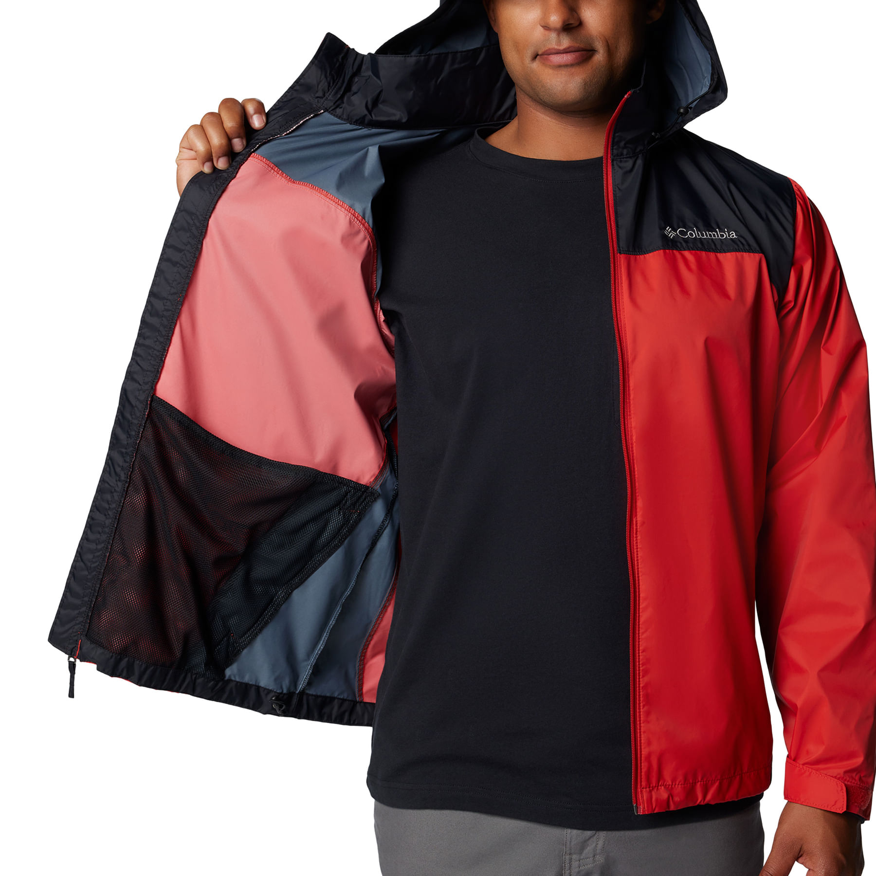 COLUMS-M-S-GLENNAKER-LAKE-II-RAIN-JKT-Sail-Red-Black