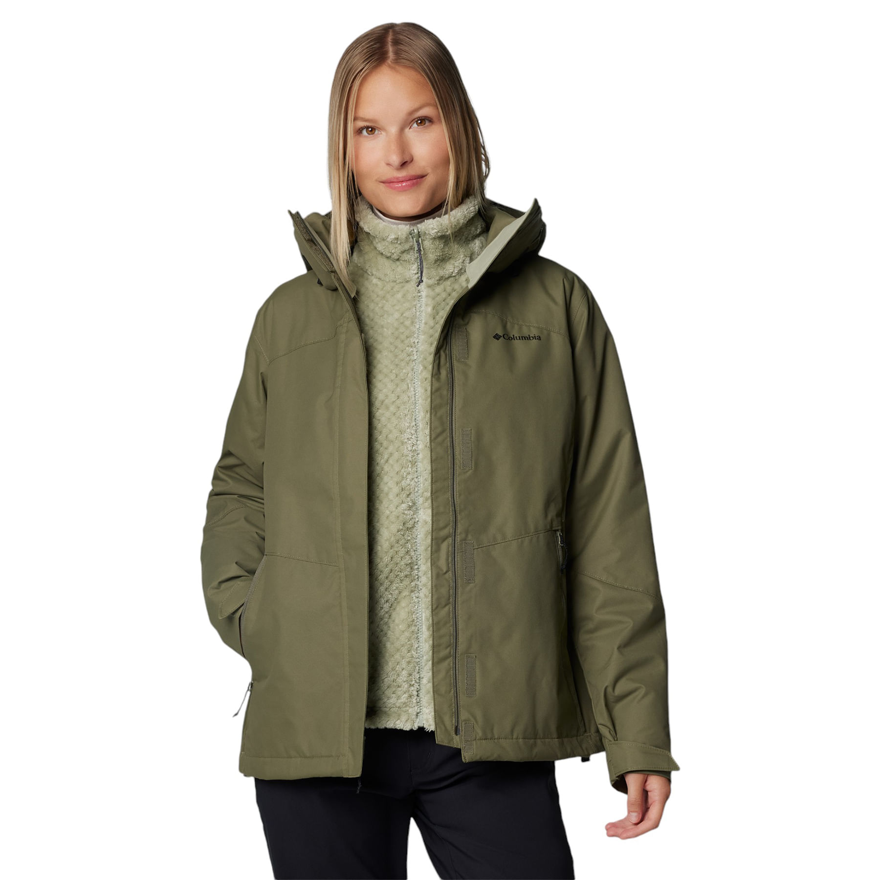 COLUMS-W-S-BUGABOO-III-FLEECE-INT-JKT-Stone-Green
