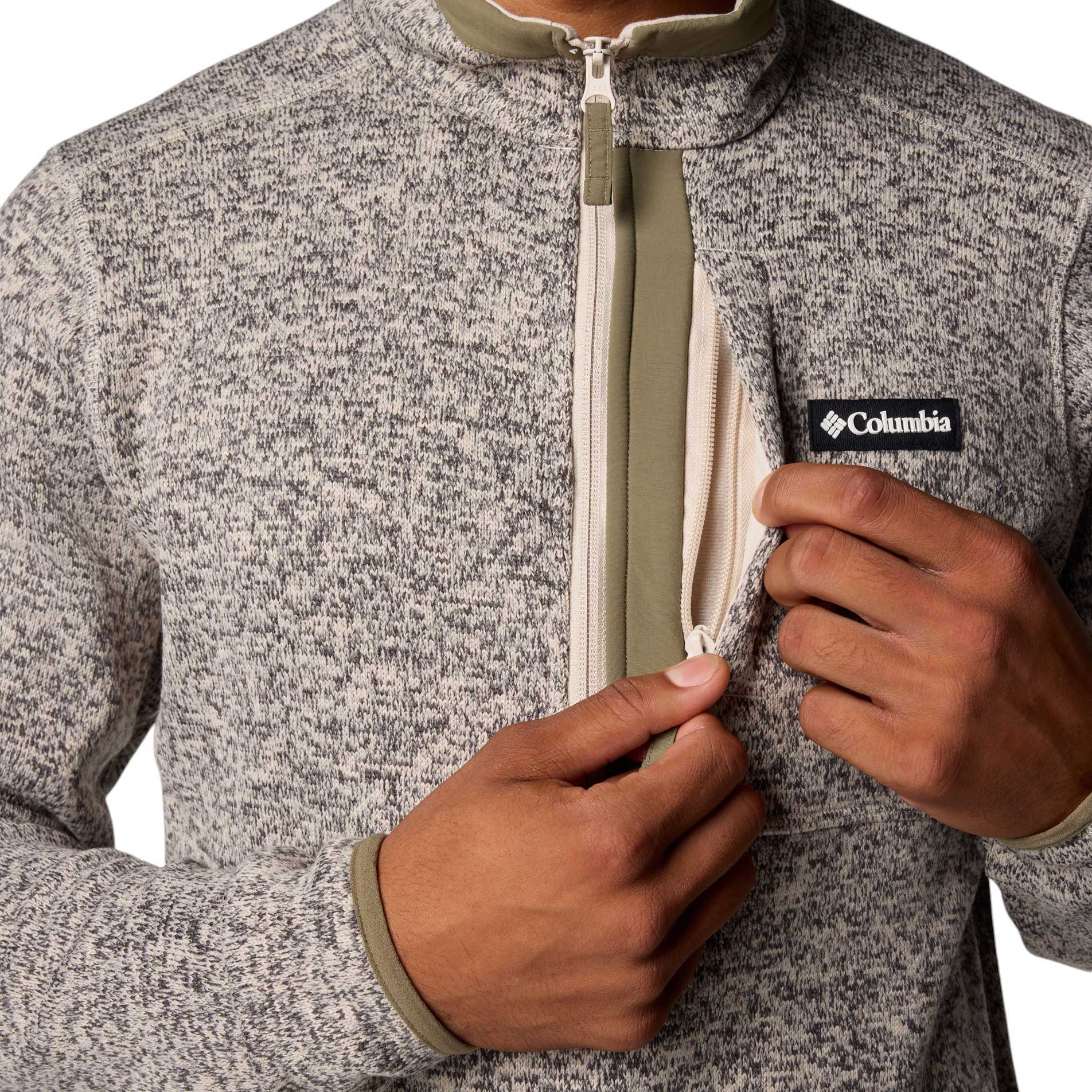Columbia-Sweater-Weather-Half-Zip-Pullover---Men-s-Dark-Stone-Heather-Stone-Green