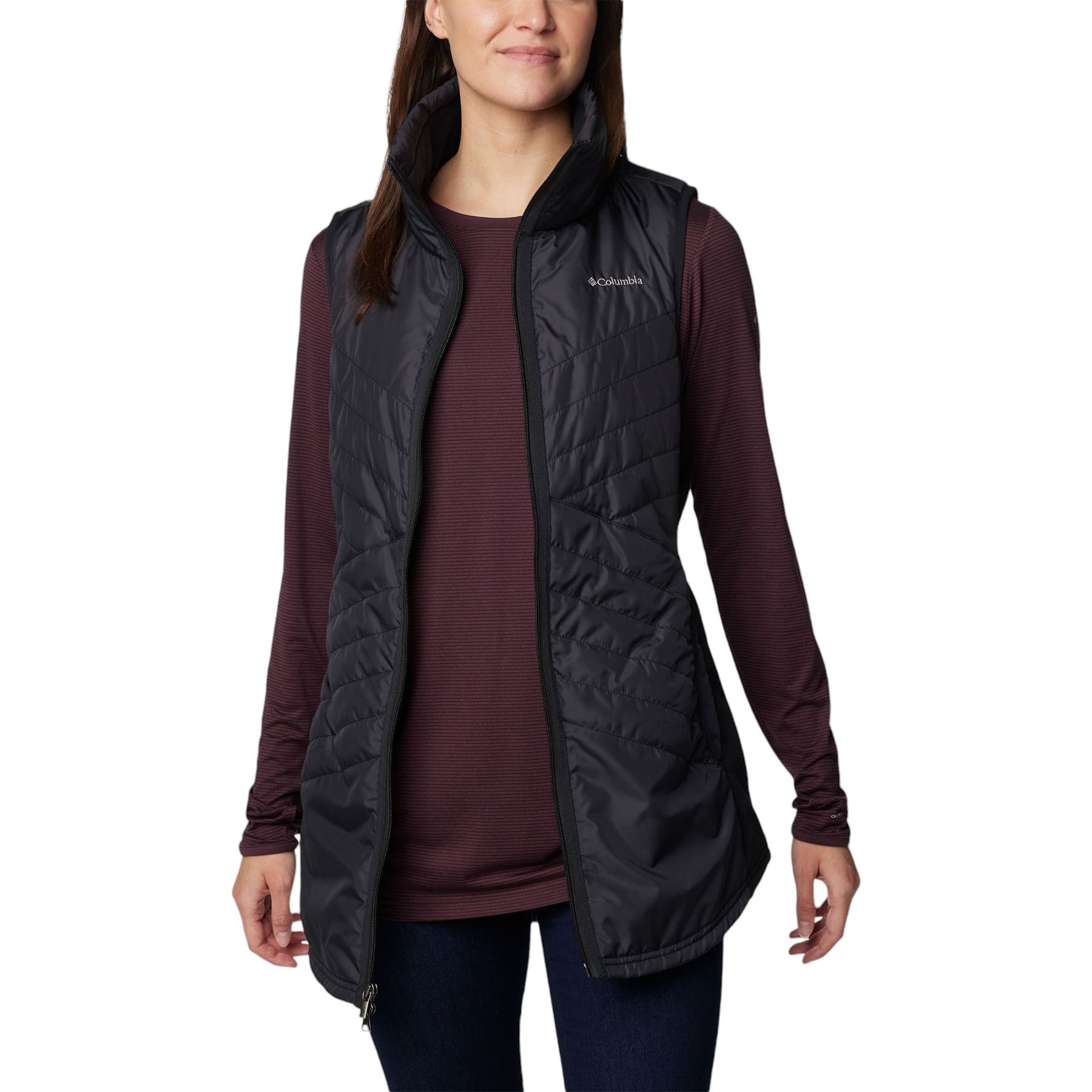 COLUMS-W-S-MIX-IT-AROUND-LONG-VEST-II-Black
