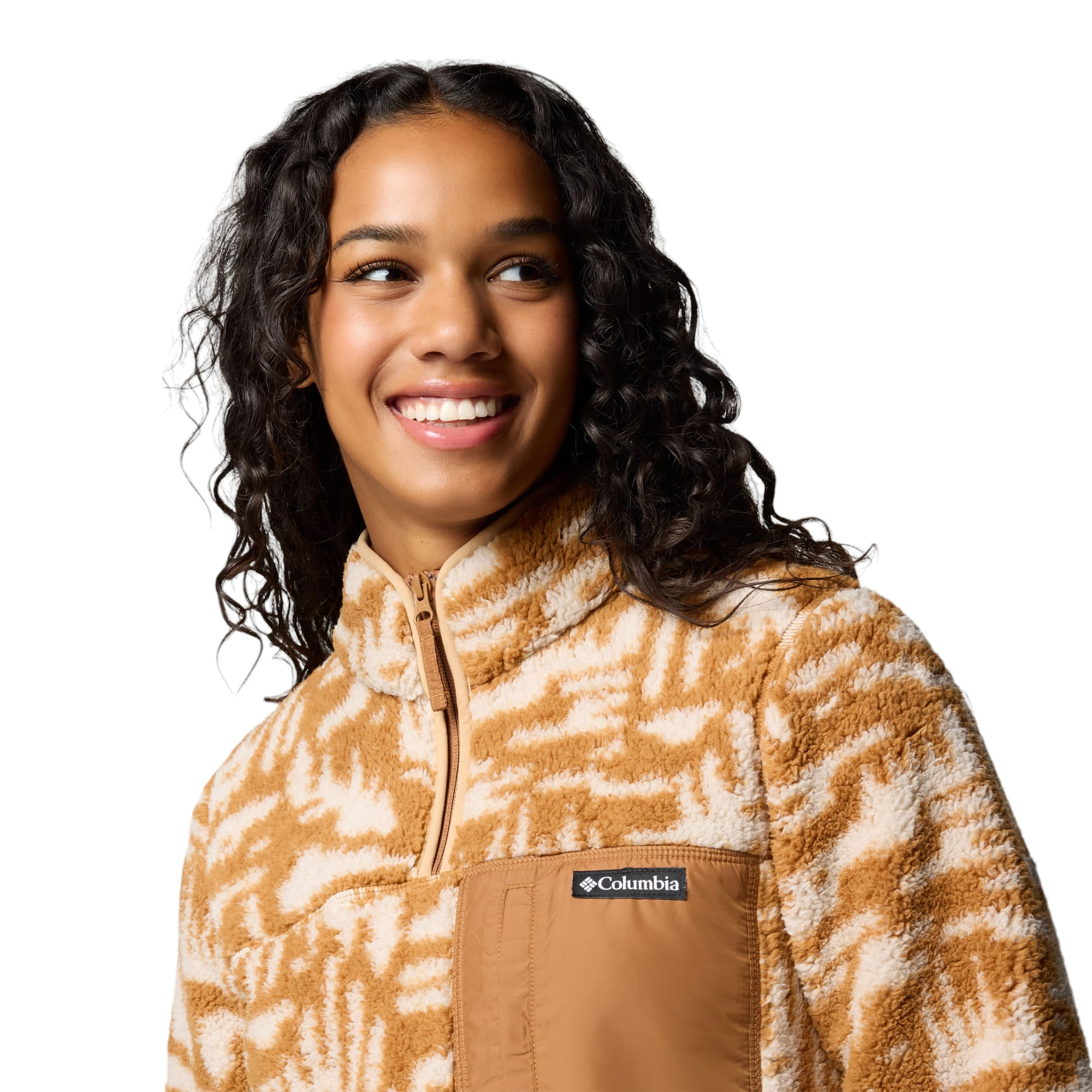 【DISCERNMENT】Domble star semi crop fleece FieldTec™ Dune Performance Pullover | Vibrant Styles
