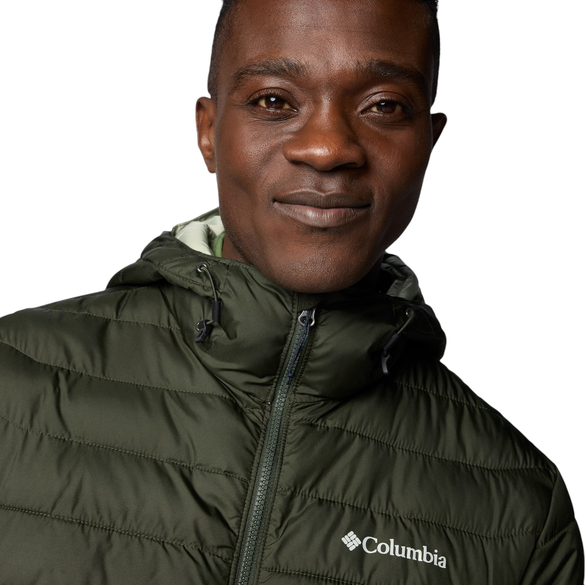 Columbia-Powder-Lite-II-Hooded-Jacket---Men-s-Safari-Greenscape