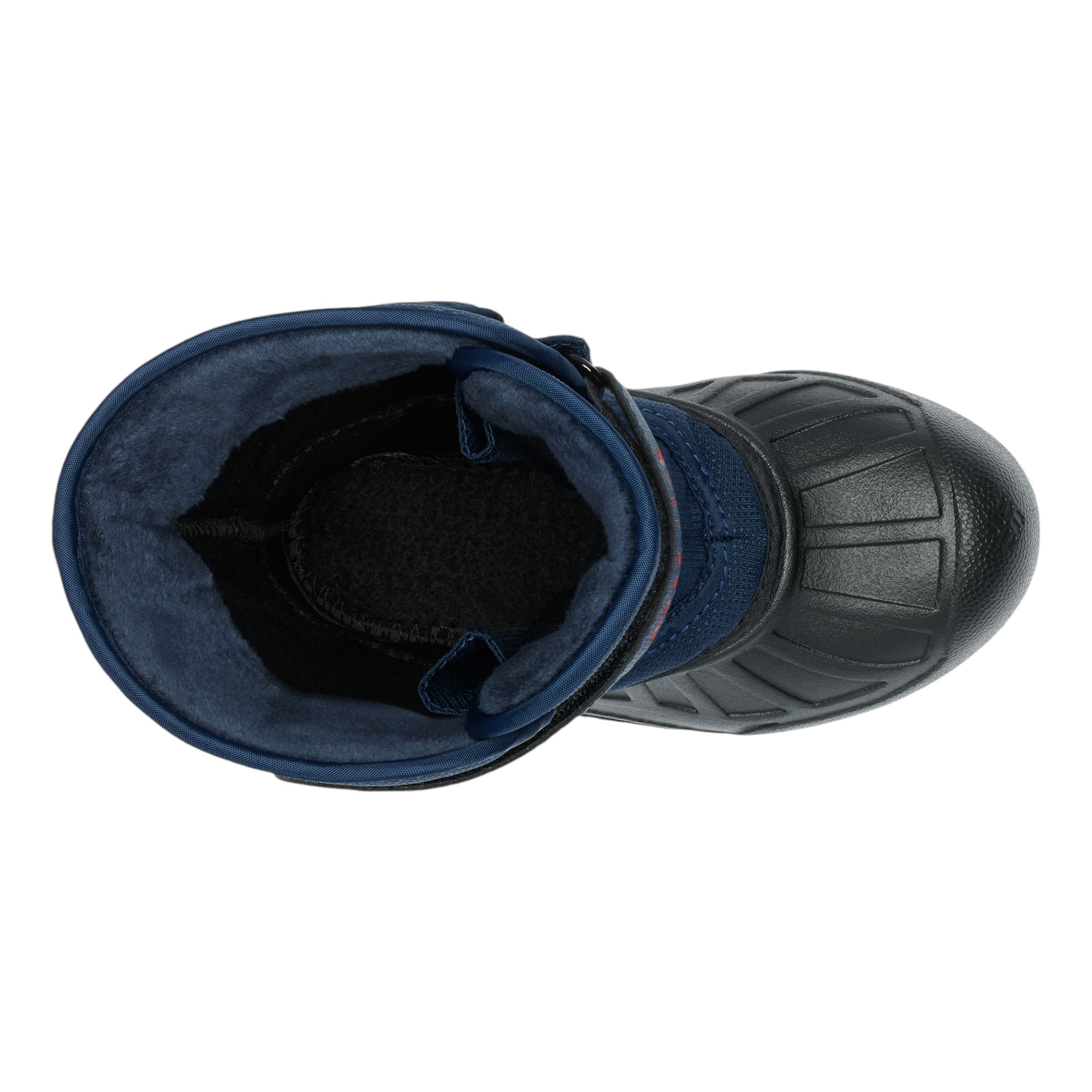 COLUMF-YTH-BOOT-POWDERBUG-SNOWLITE-STRAP-Collegiate-Navy---Spicy