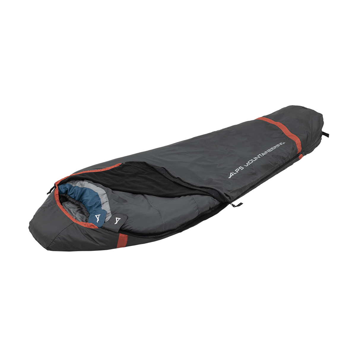 Alps-Mountaineering-Wisp-Sleeping-Bag-Charcoal---Red