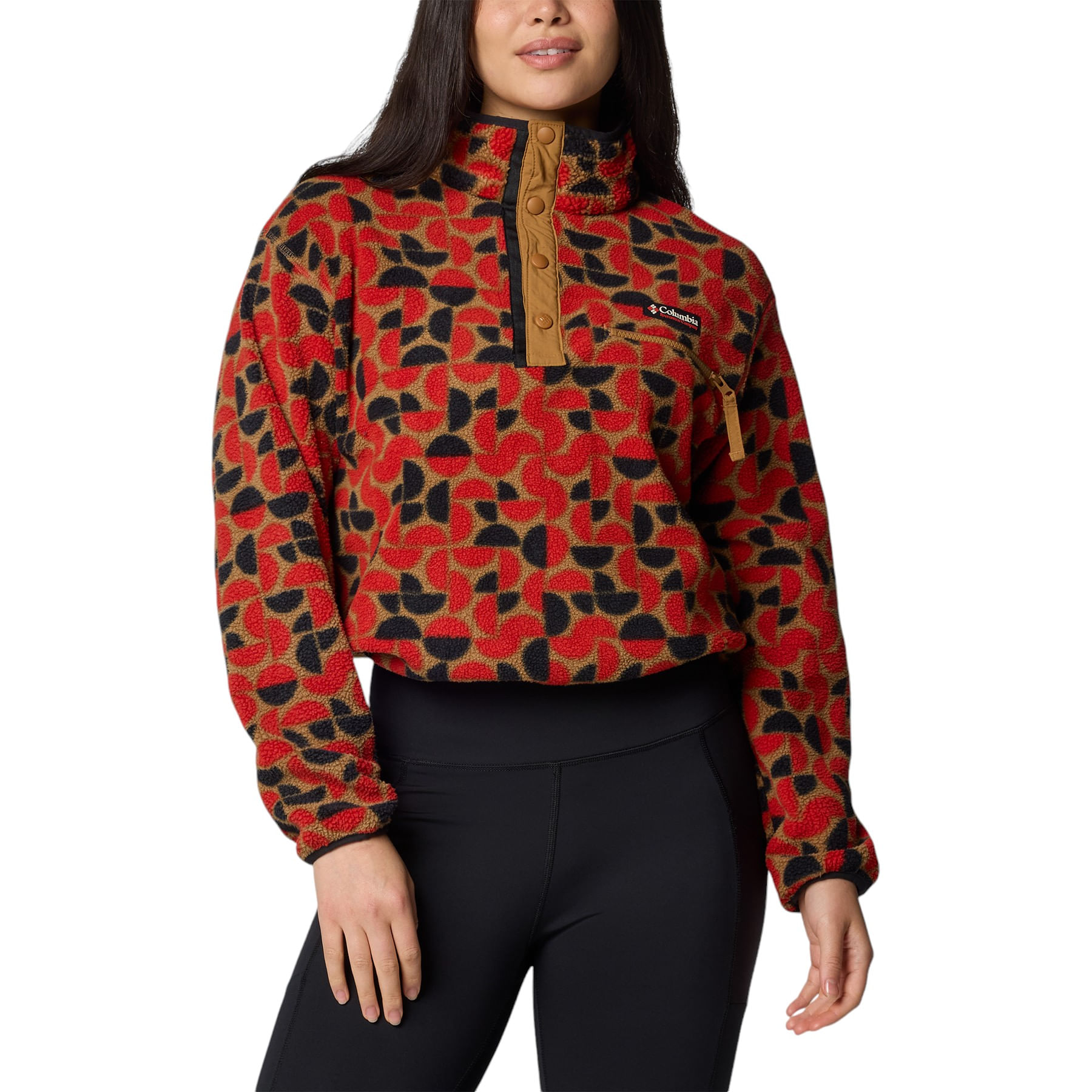 Columbia Helvetia II Print Crop Half Snap - Women's - Als.com