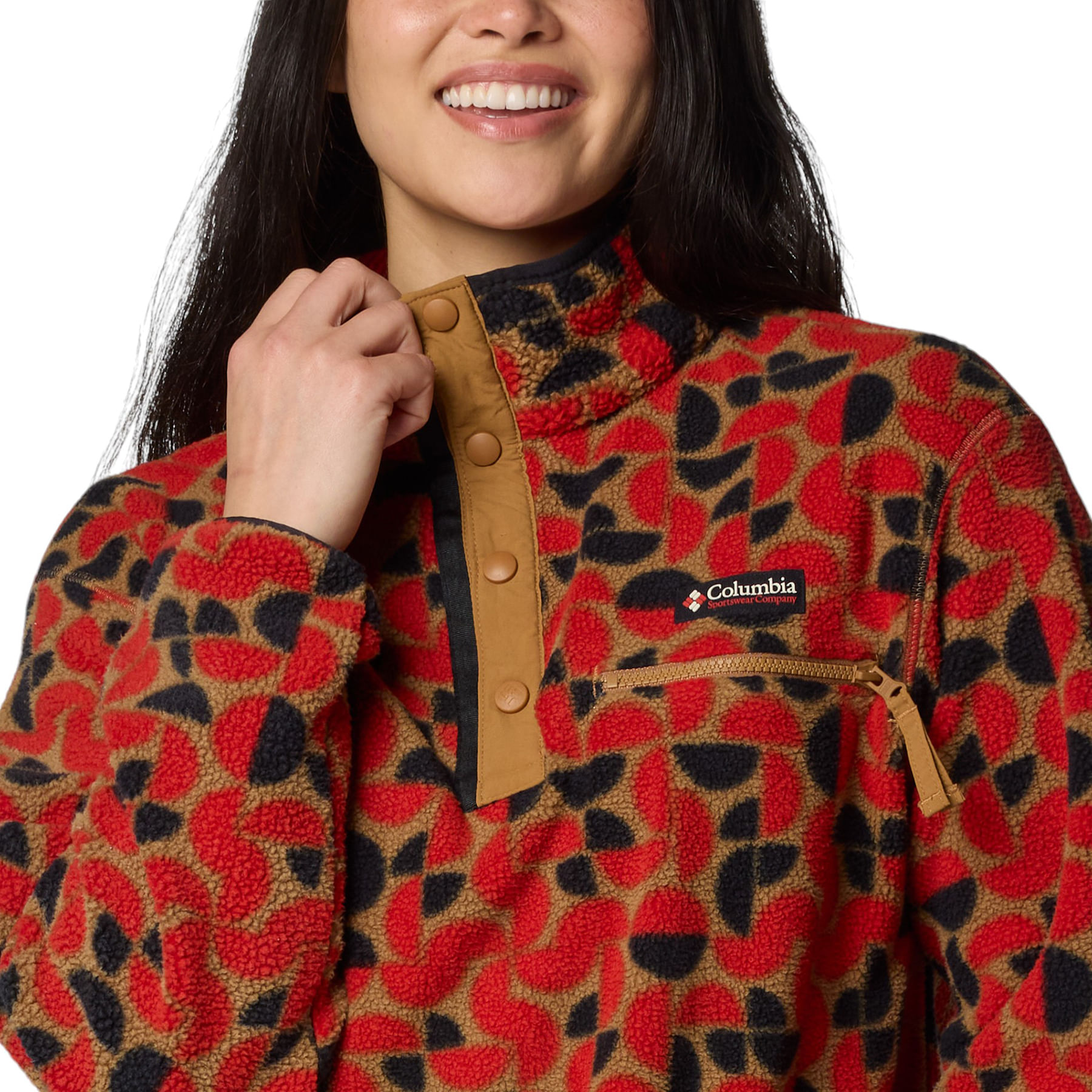 Columbia Helvetia II Print Crop Half Snap - Women's - Als.com