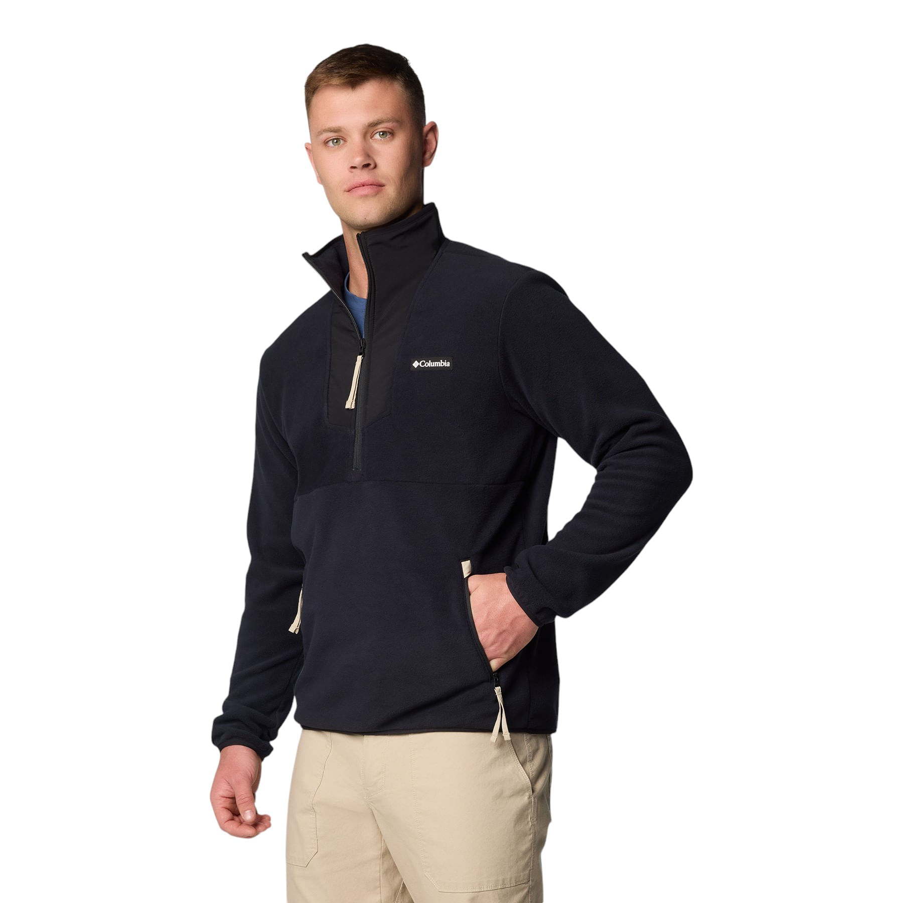 Columbia Sequoia Grove Fleecejack met volledige rits voor heren (pak van 1