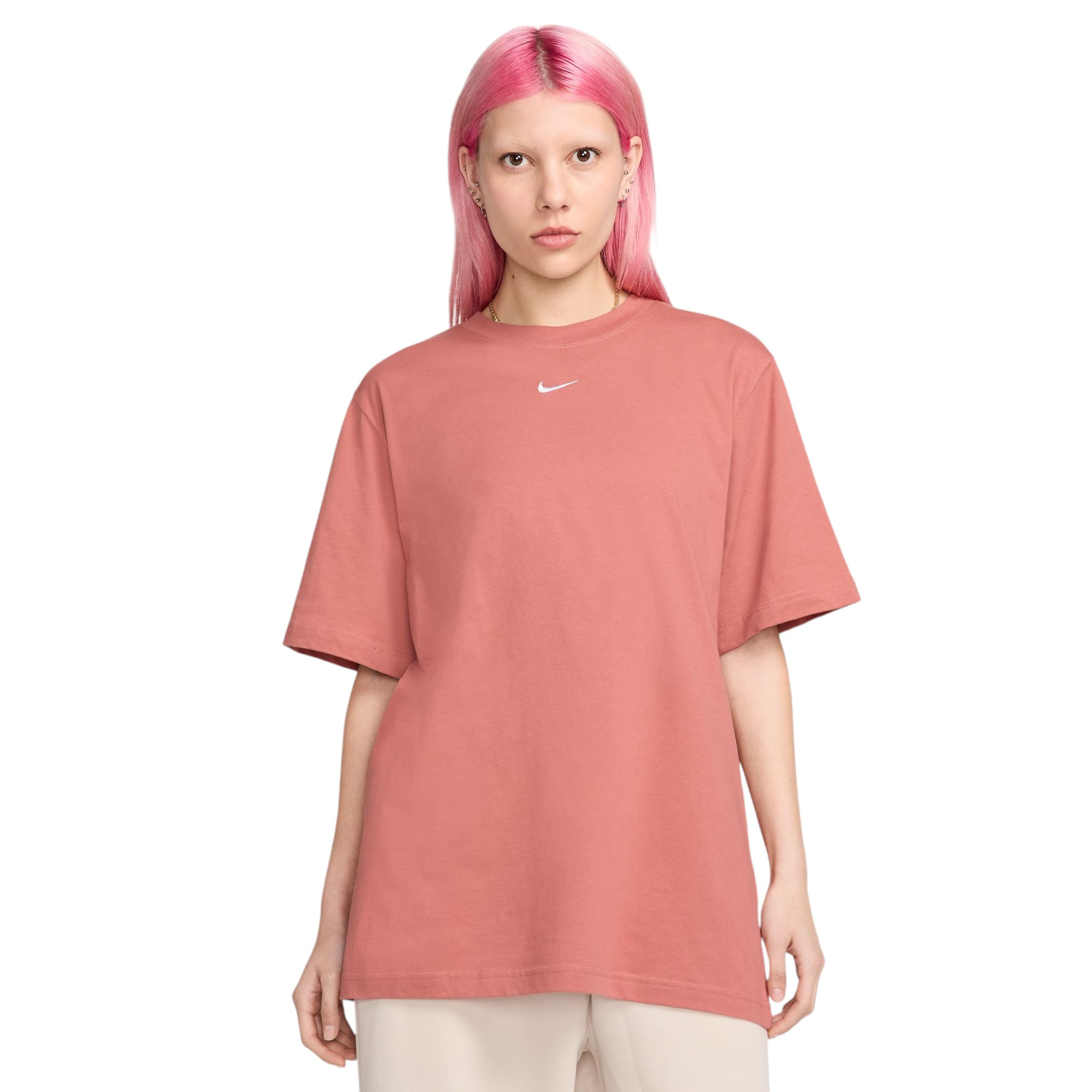 Nike-Sportswear-T-Shirt---Women-s-Canyon-Pink