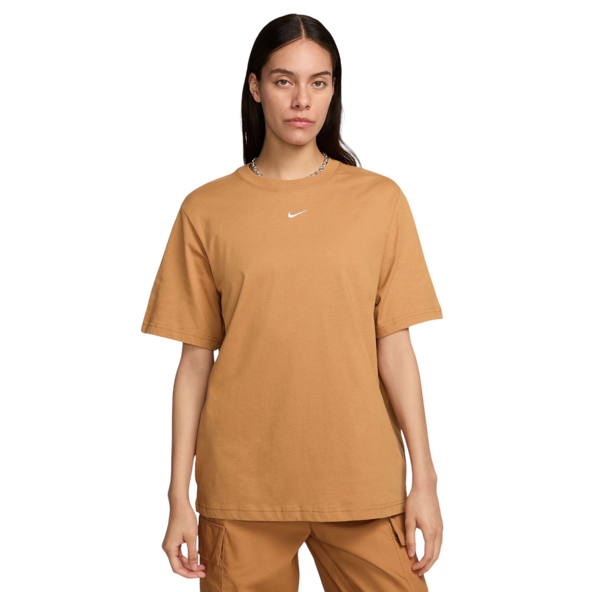 Nike-Sportswear-T-Shirt---Women-s-Flax---White