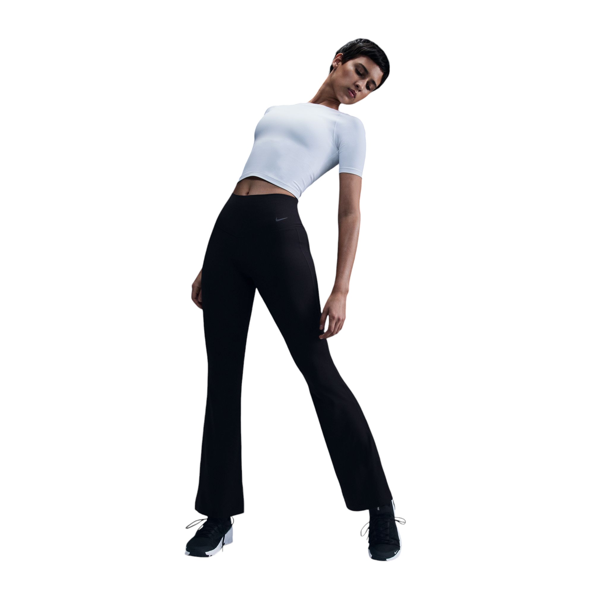 ★ Nike★ Zenby Lip Dry Fit Short Sleeve Top W Black HF2773 Nike Zenvy Rib Women's Dri-FIT Short-Sleeve Top. Nike ID