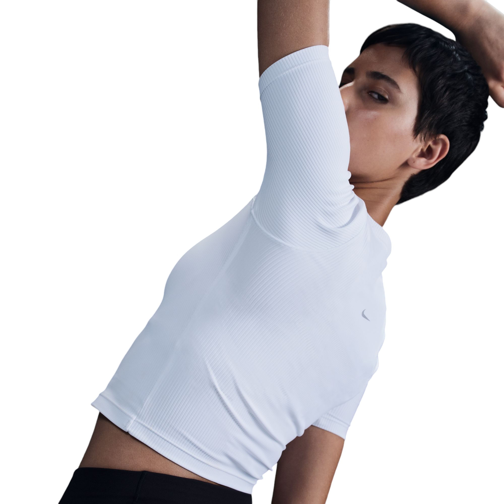 Nike Zenvy Rib Dri-FIT Short-Sleeve Top - Women's - Als.com