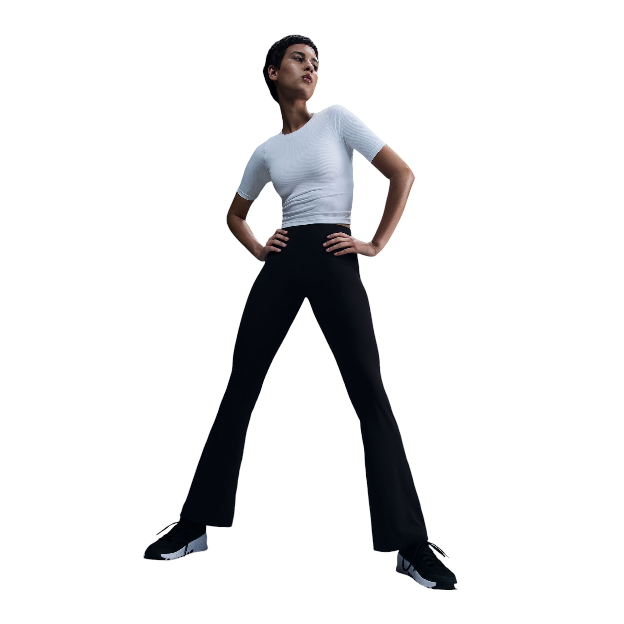 Nike Zenvy Rib Dri-FIT Short-Sleeve Top - Women's - Als.com