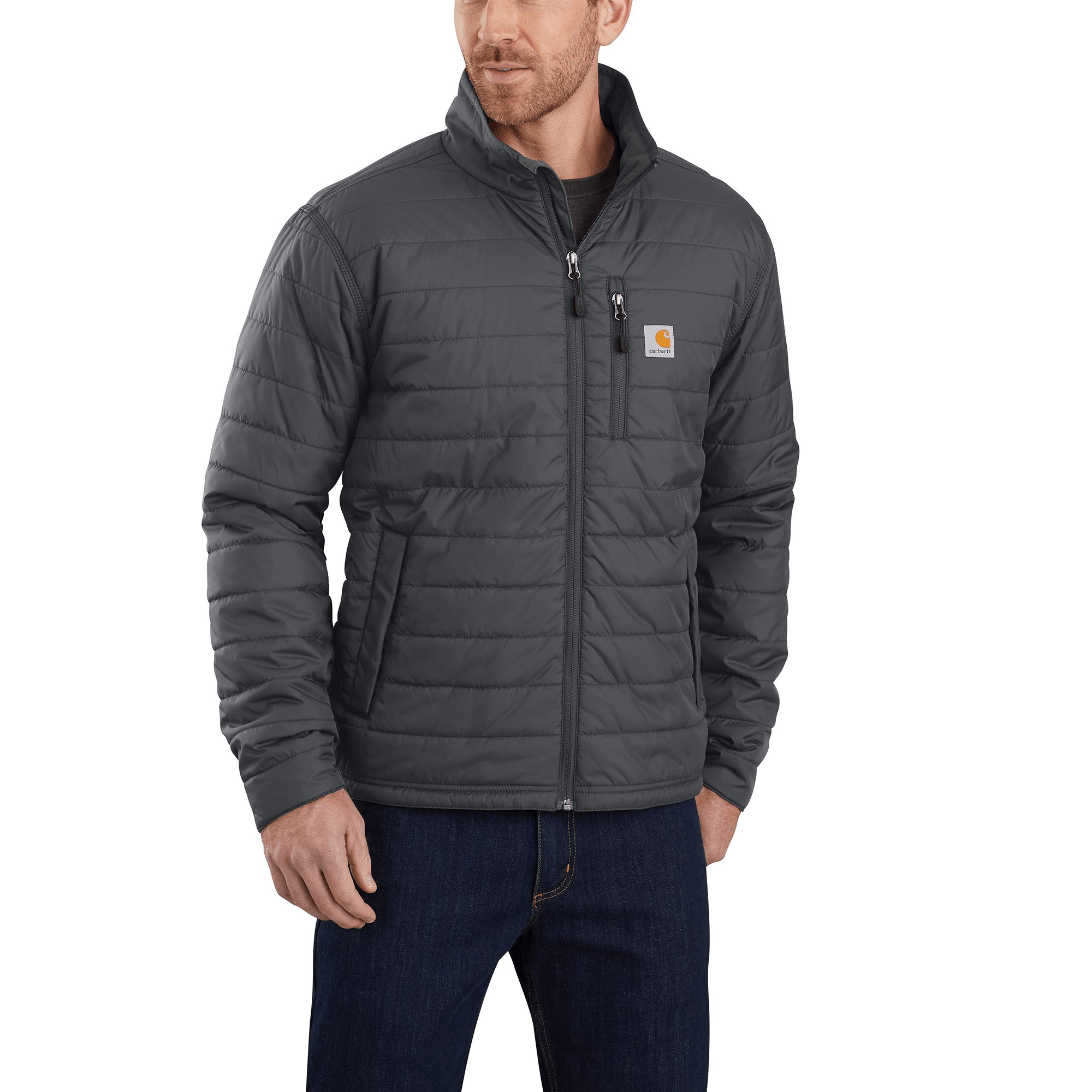 Carhartt Loose Fit Insulated Washed Duck Active Jacket - Men's