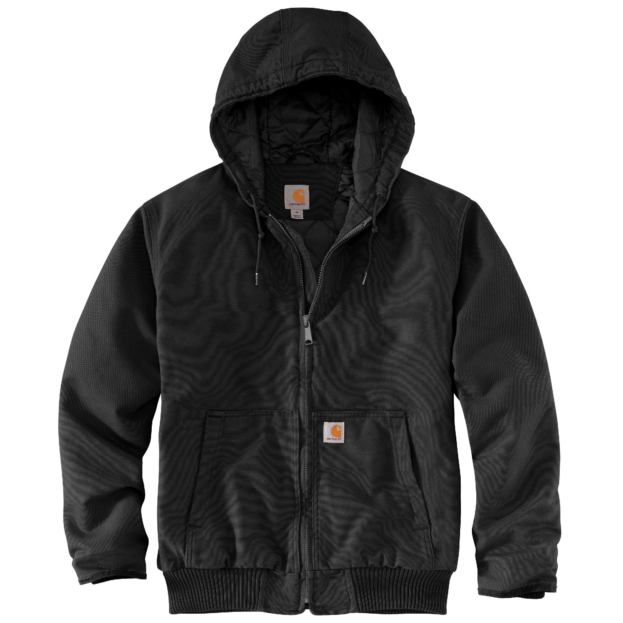 Carhartt-Loose-Fit-Insulated-Washed-Duck-Active-Jacket---Men-s-Black
