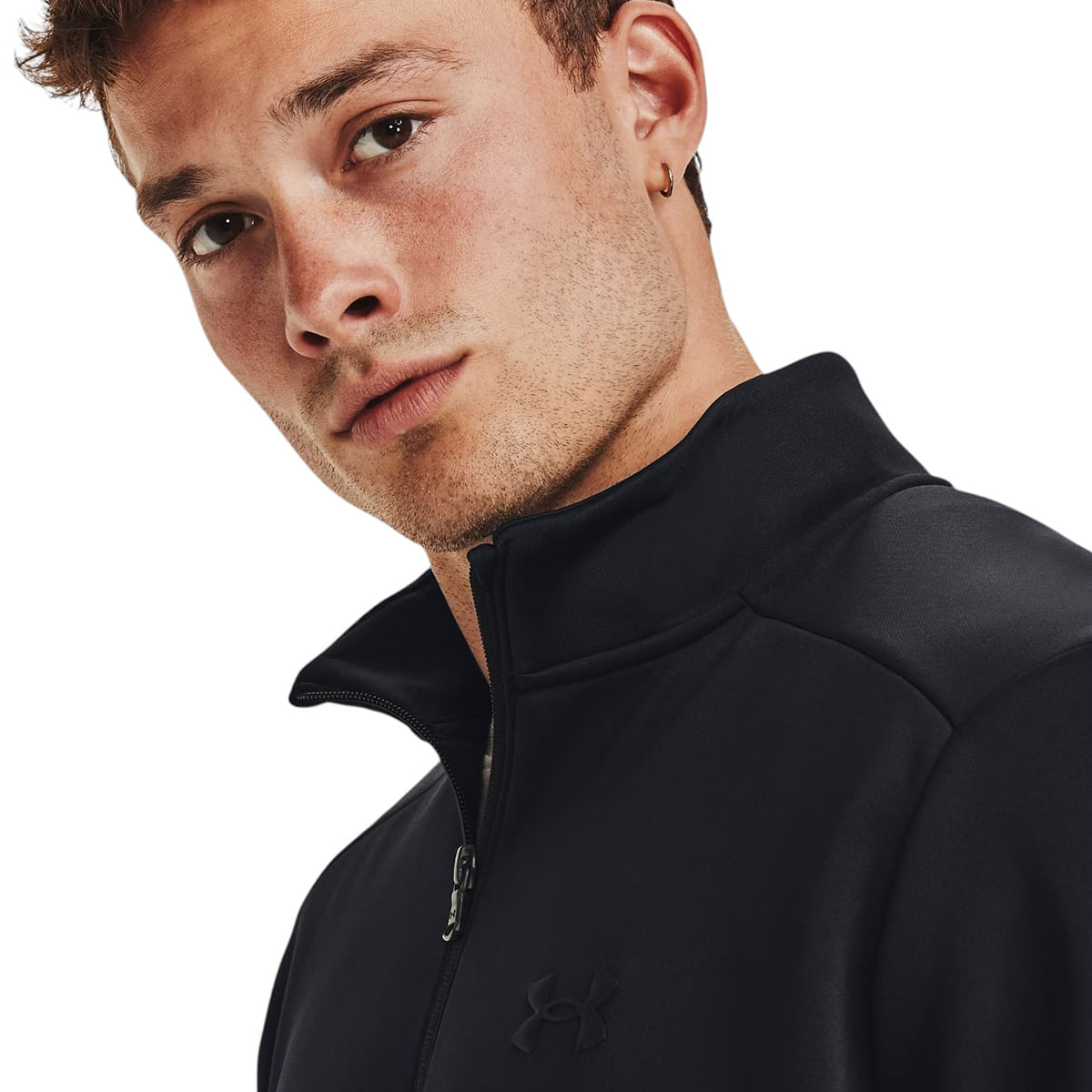 UNDER ARMOUR ブラック ジップアップ XL Under Armour Men's UA Rival Cotton Full Zip Hoodie - 1357106-001