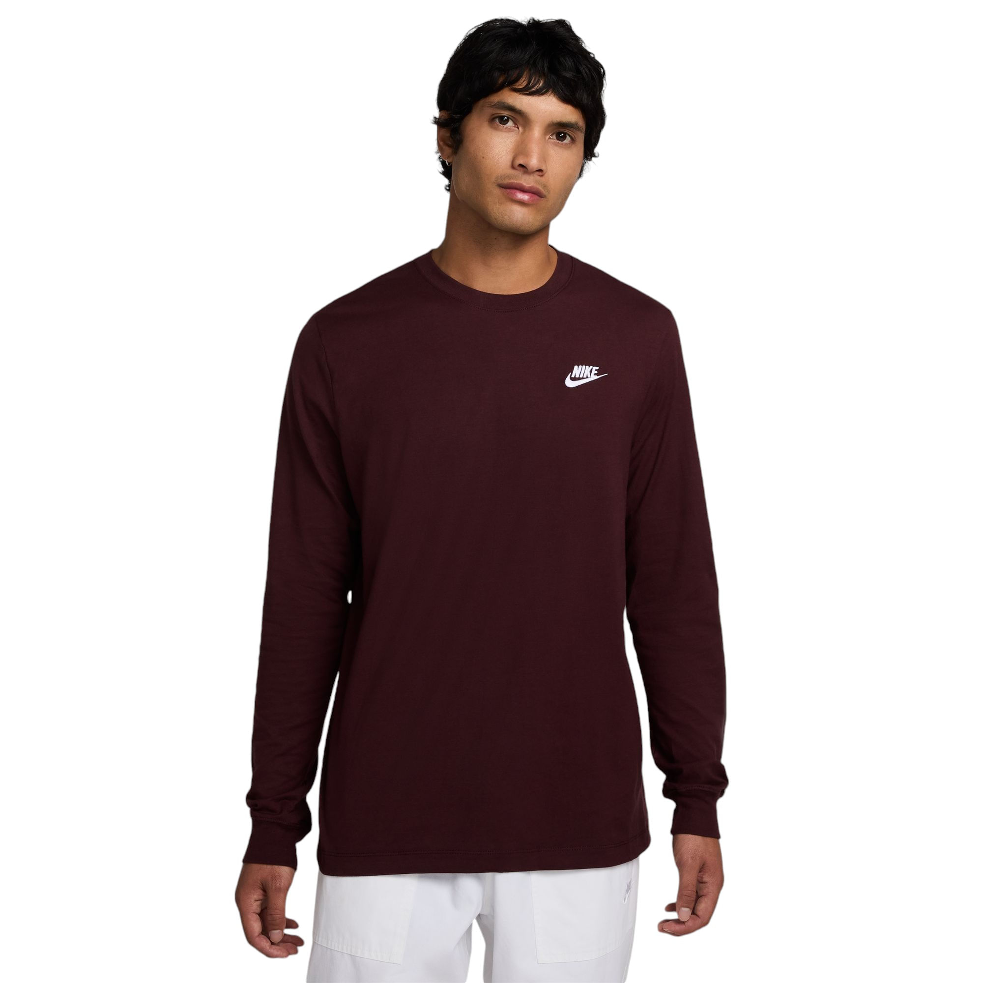 Nike-Sportswear-Long-Sleeve-T-Shirt---Men-s-Burgundy-Crush