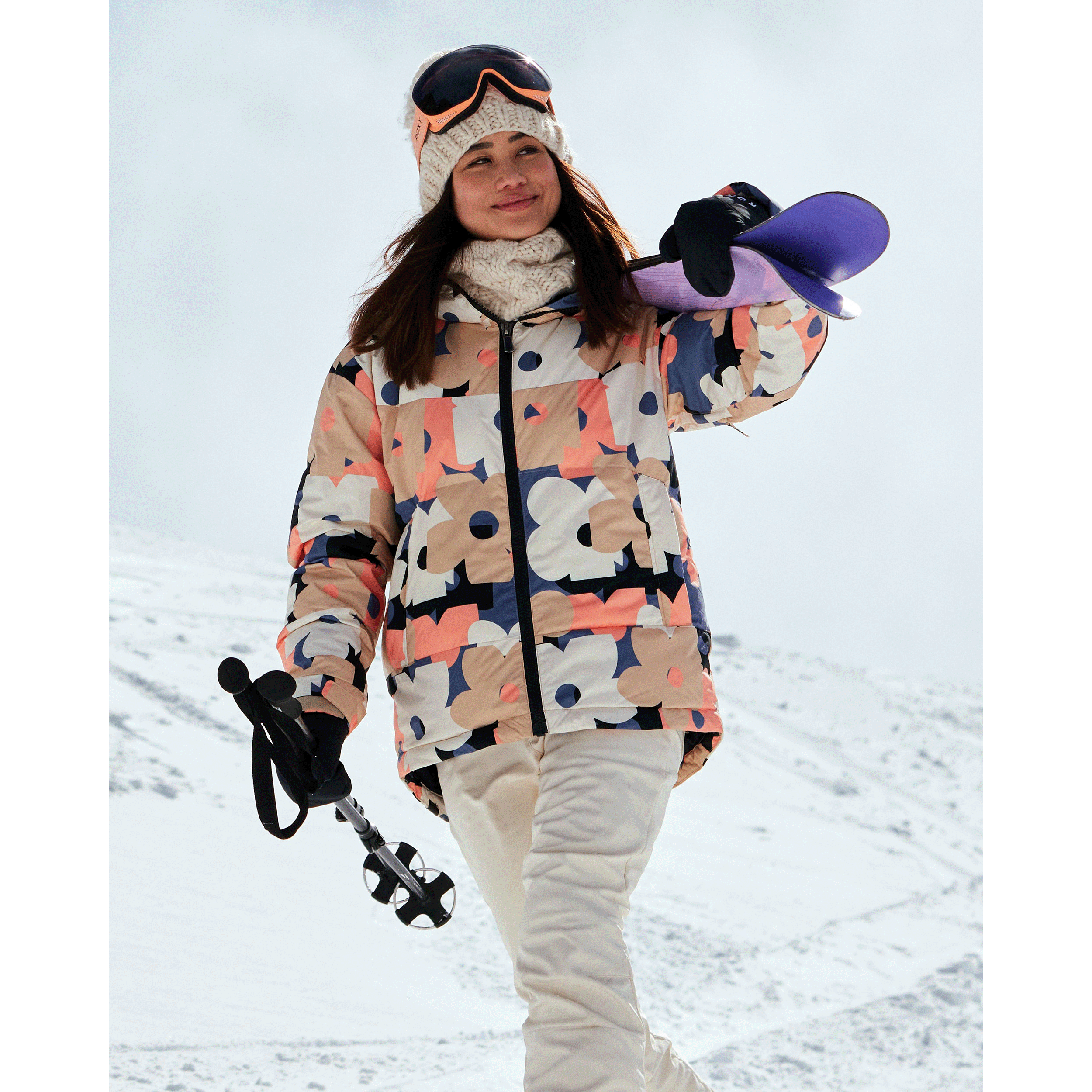 Ski Snow Jacket Blouson Ski Roxy Femme Ski Outfit Roxy Blouson Ski