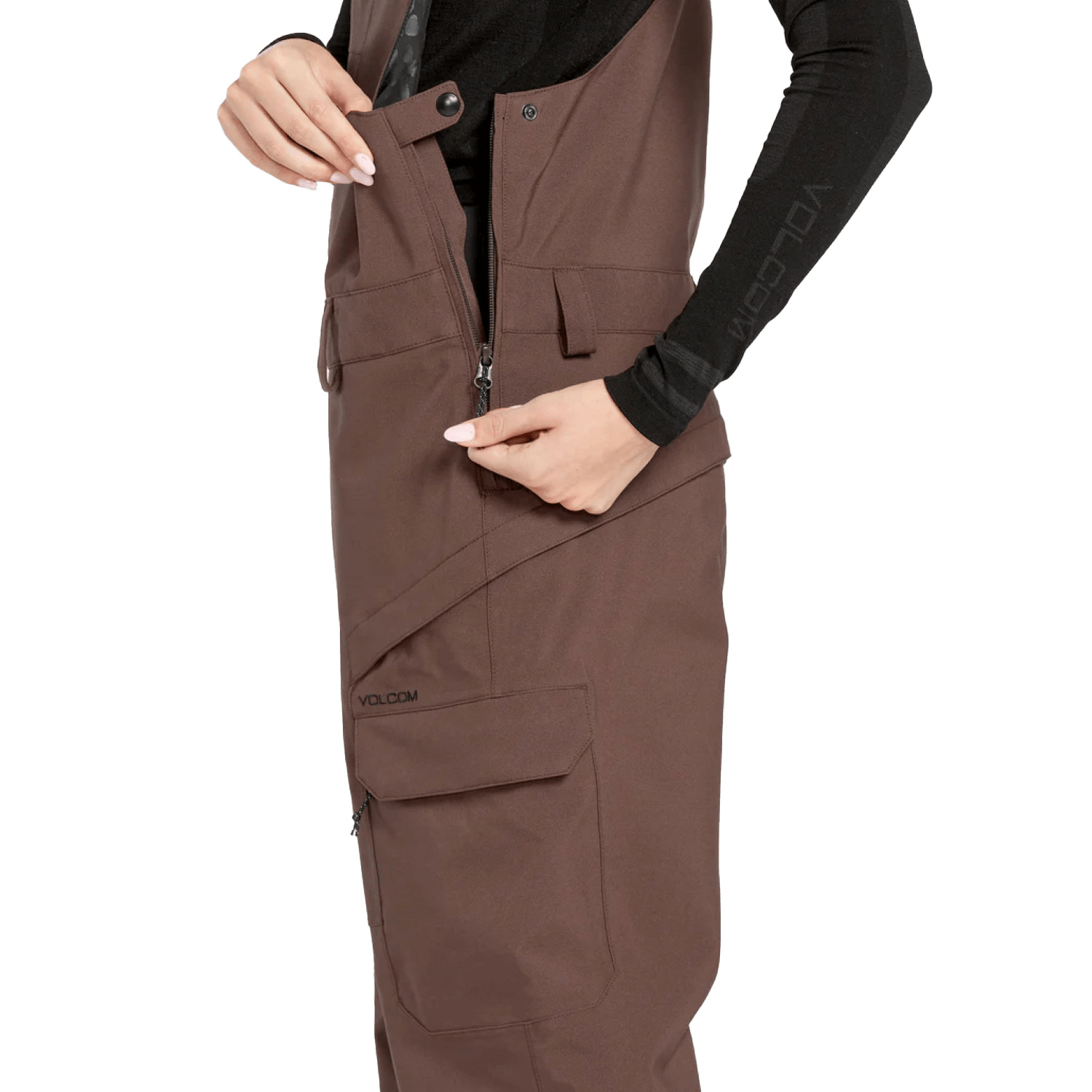Volcom-Creston-3D-Stretch-Bib-Overall---Women-s-Mahogany