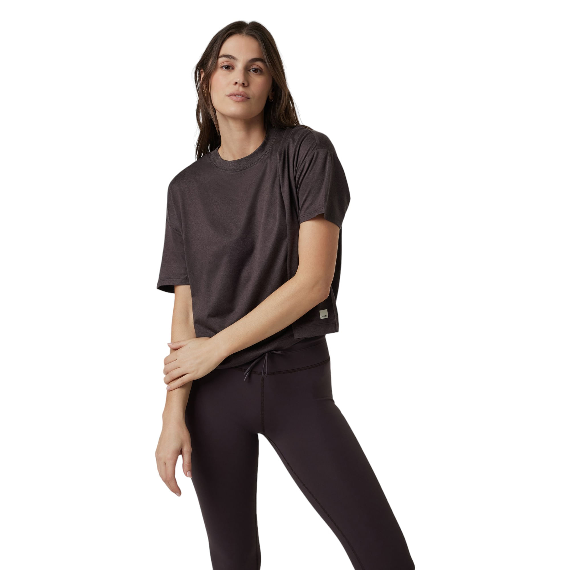 Vuori-Energy-T-Shirt---Women-s-Sangria-Heather